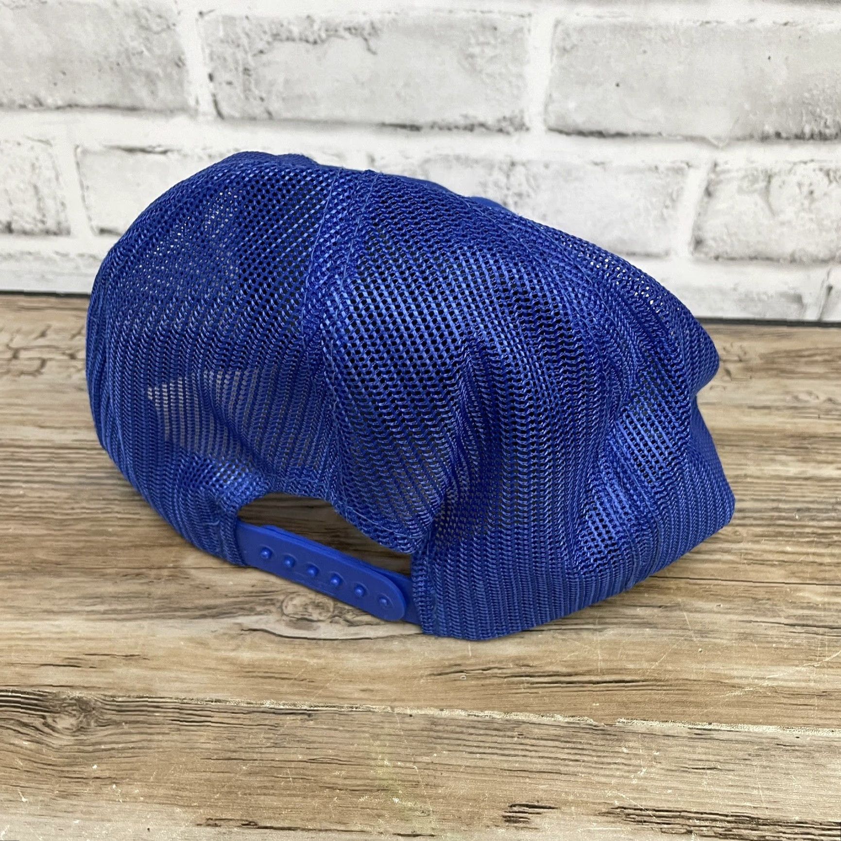 Vintage VTG Snap-Back Crew Sailing Trucker Hat Men One Size Blue Crew Sailor Hat Size ONE SIZE - 2 Thumbnail