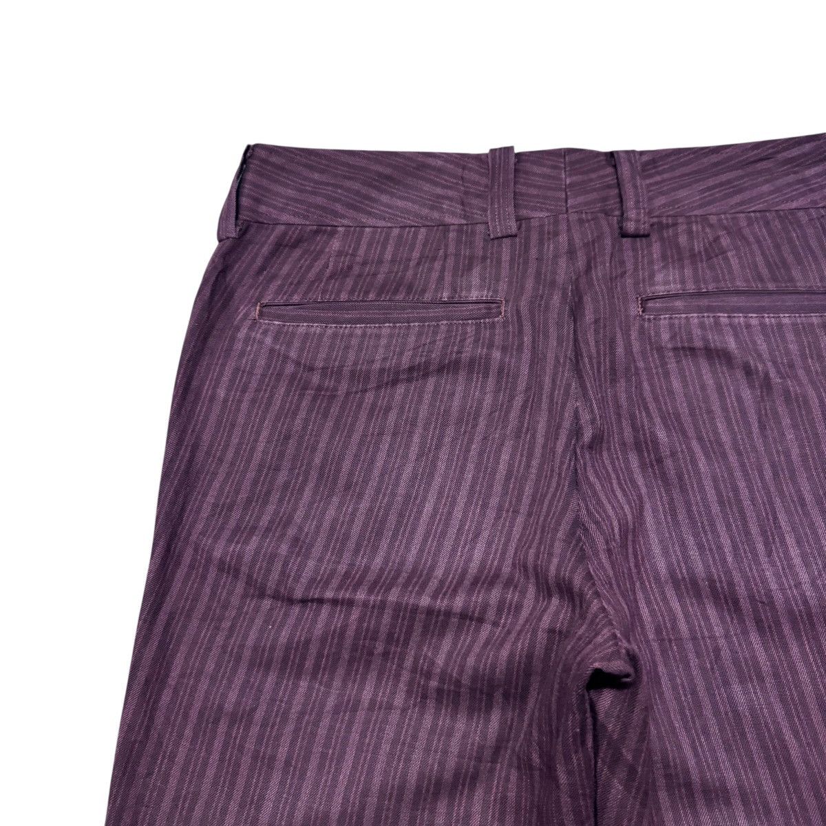 Tornado Mart Tornado Mart expose Button Pinstriped Flare Pants Size US 28 / EU 44 - 10 Thumbnail