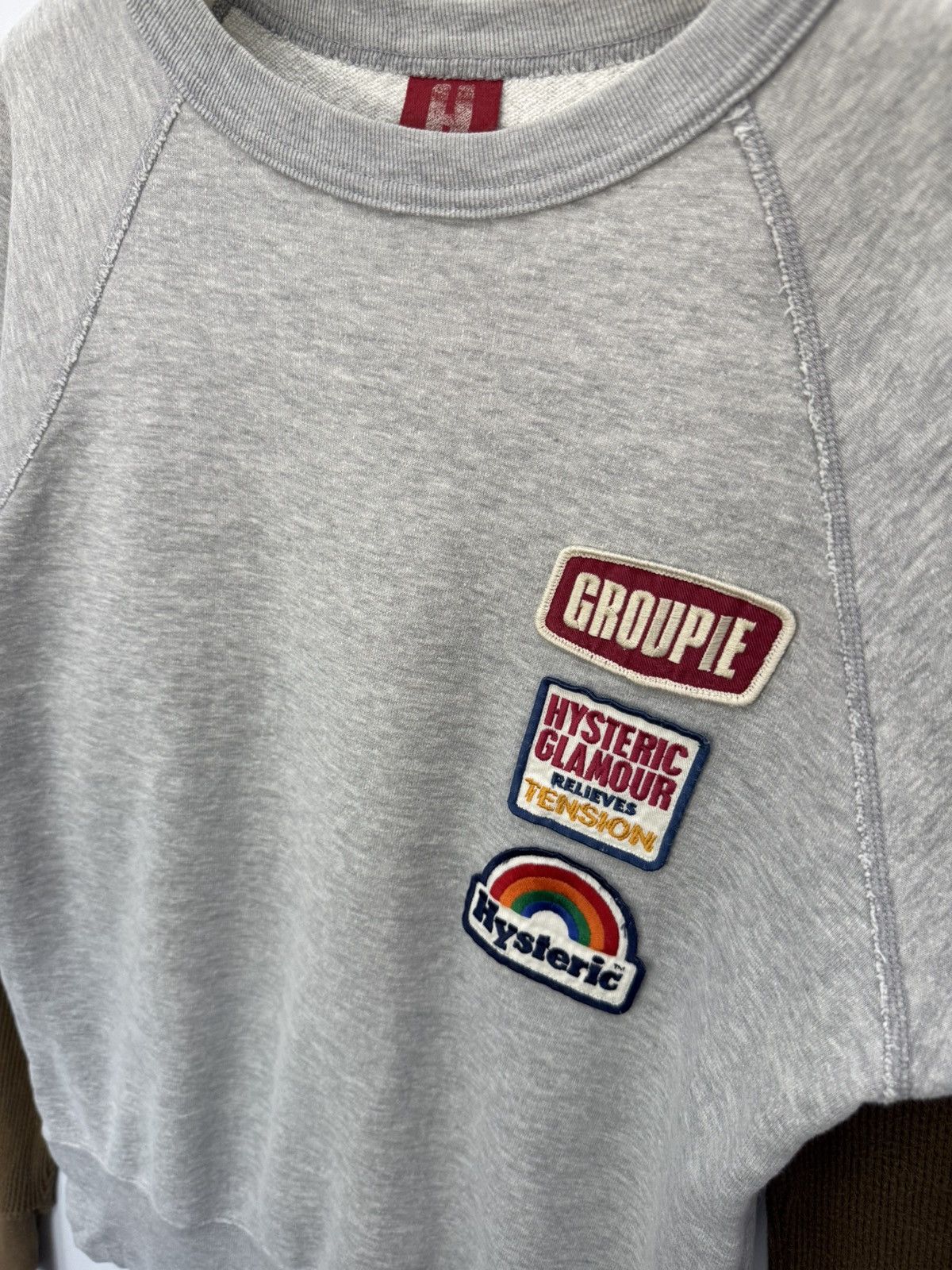 Hysteric Glamour ⚡️ HYSTERIC GLAMOUR MULTY PATCH ROUNDNECK SWEATSHIRT Size US XS / EU 42 / 0 - 5 Thumbnail