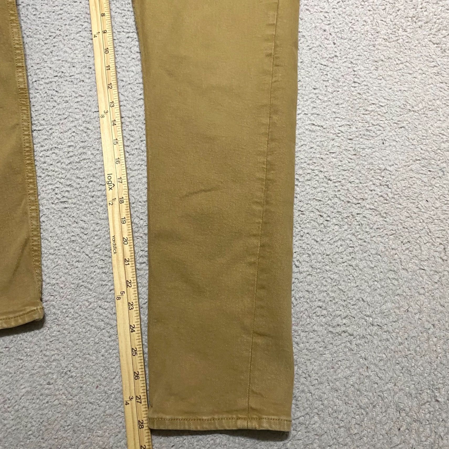Old Navy Old Navy Jeans Mens 34x30 Beige Denim Tapered Mid Rise Relaxed Medium Wash Shirt Mens 34x30 Beige Denim Tapered Regular Jeans Size US 34 / EU 50 - 5 Thumbnail