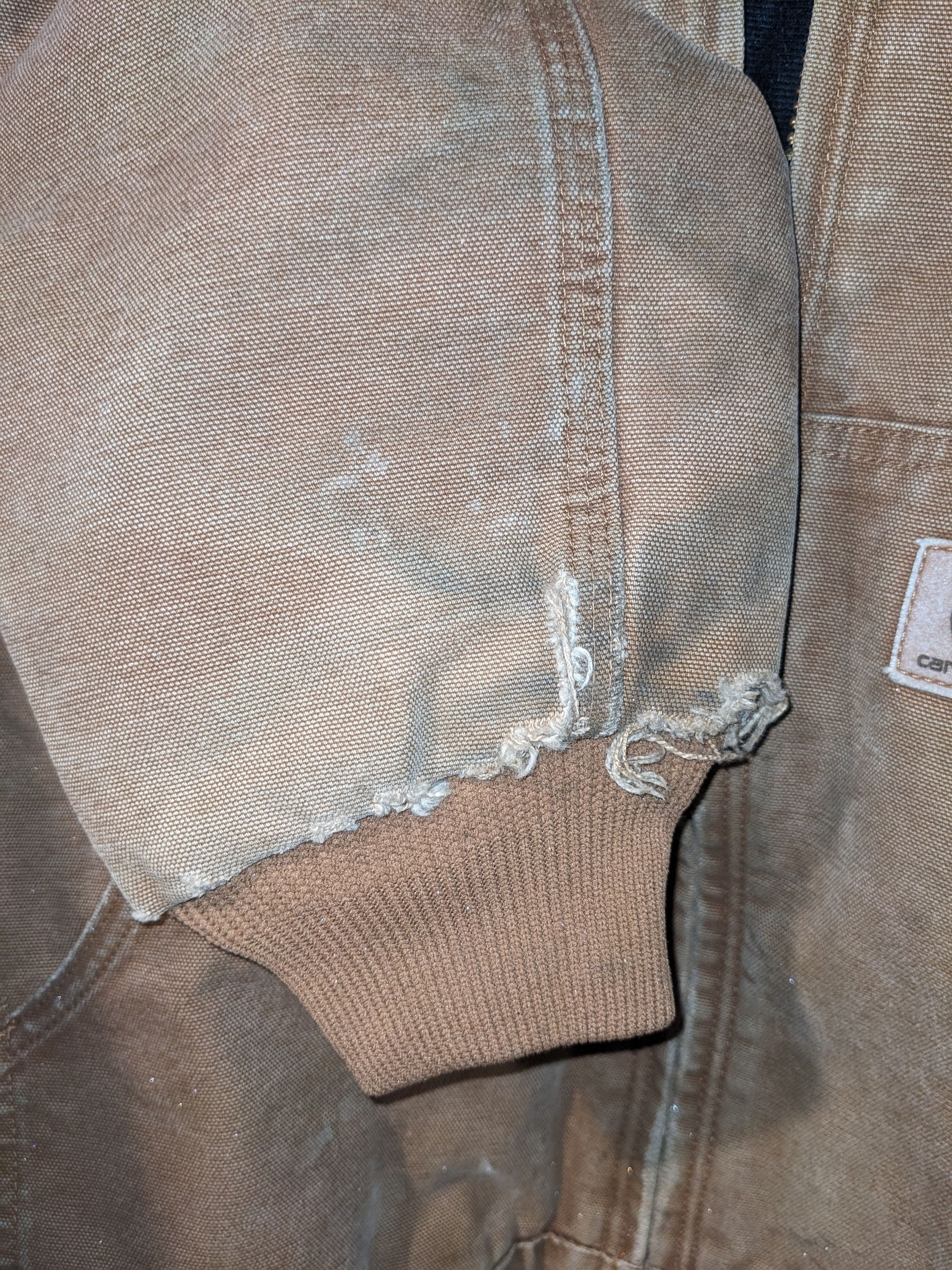Carhartt × Vintage Vintage Carhartt J180 BRN Brown Large Full Zip Hooded Jacket Size US L / EU 52-54 / 3 - 4 Thumbnail