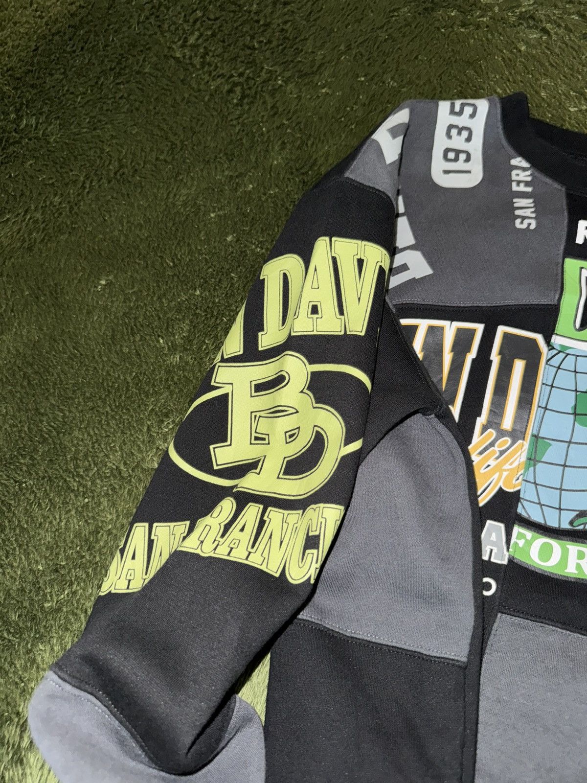 Ben Davis [M] Ben Davis Japan Exclusive Graphic Mixed Sweatshirt Size US M / EU 48-50 / 2 - 3 Thumbnail