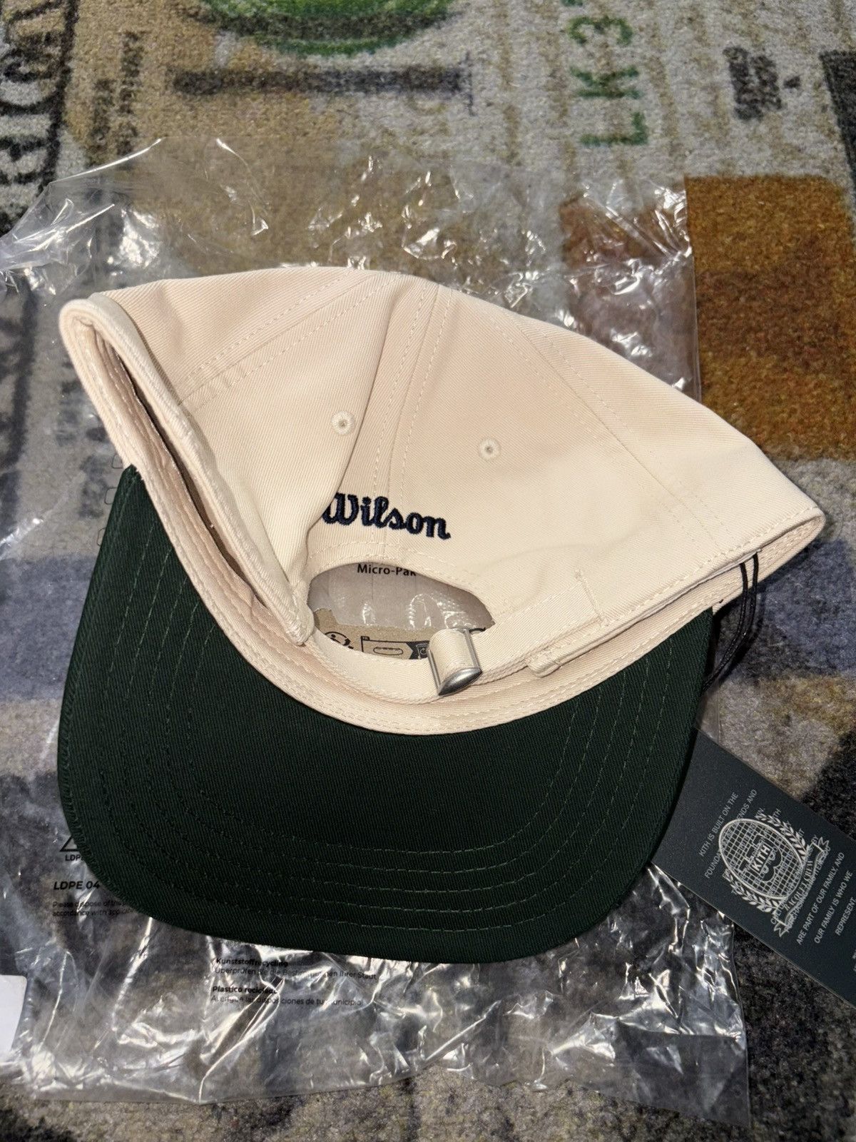 Kith Kith x Wilson Two Tone Aaron Cap Sanddrift Size ONE SIZE - 3 Thumbnail