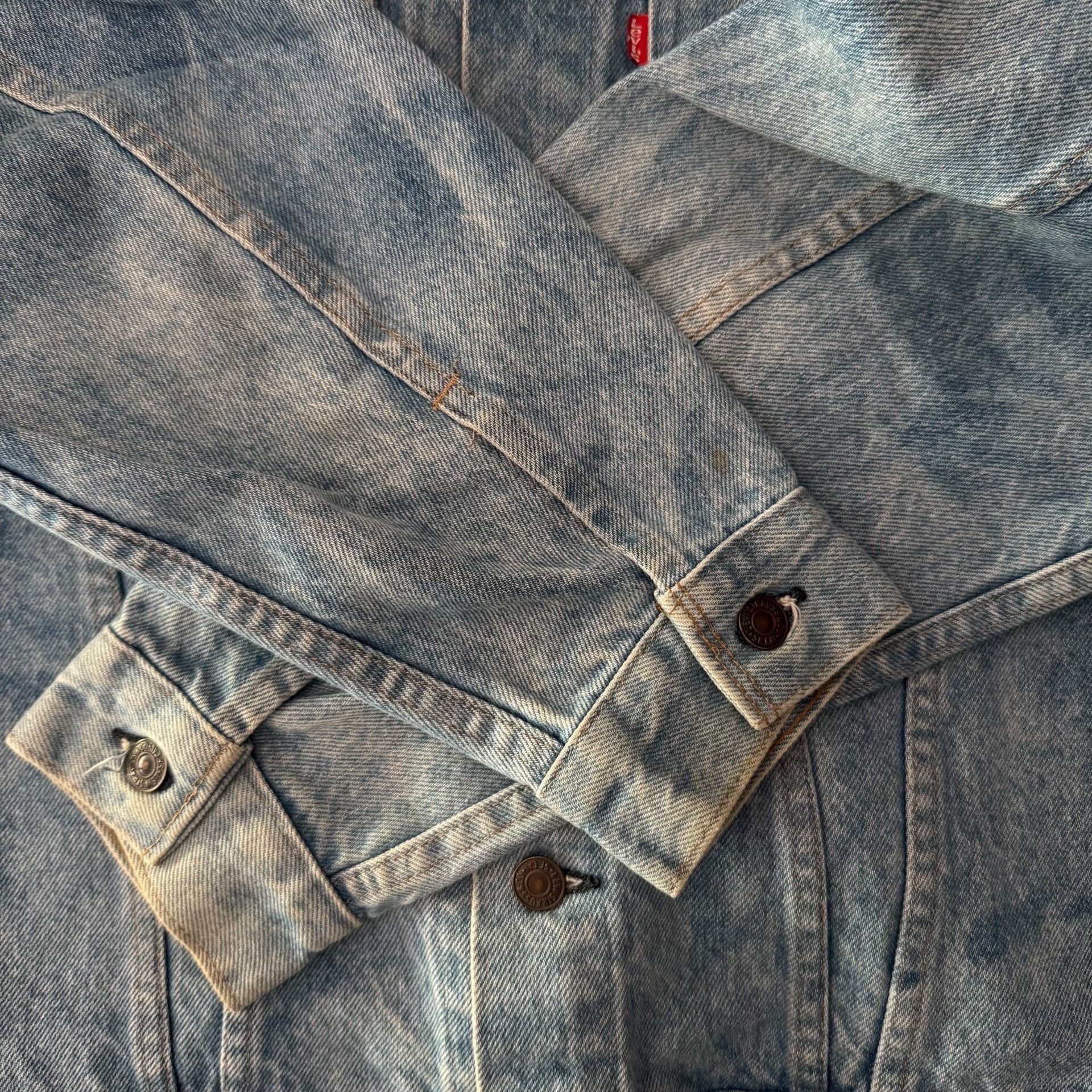 Levi's Vintage Clothing Levi's LVC 71205 0213 USA Washed Denim Jacket Size US XS / EU 42 / 0 - 5 Thumbnail