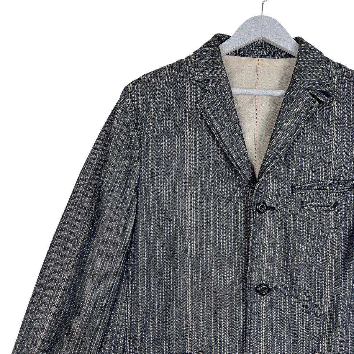 PPFM 🔥 PPFM STRIPE DENIM JACKET Size US L / EU 52-54 / 3 - 7 Thumbnail
