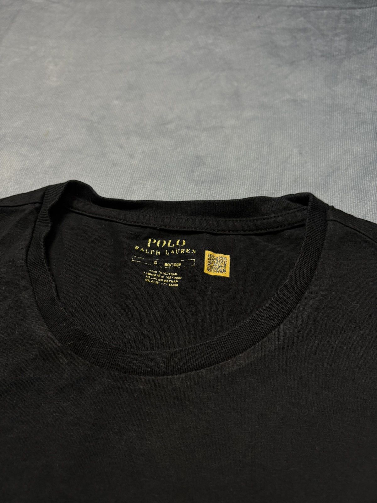 Polo Ralph Lauren × Ralph Lauren × Vintage Ralph Lauren Big Pony Tee Black Size L Size US L / EU 52-54 / 3 - 3 Thumbnail