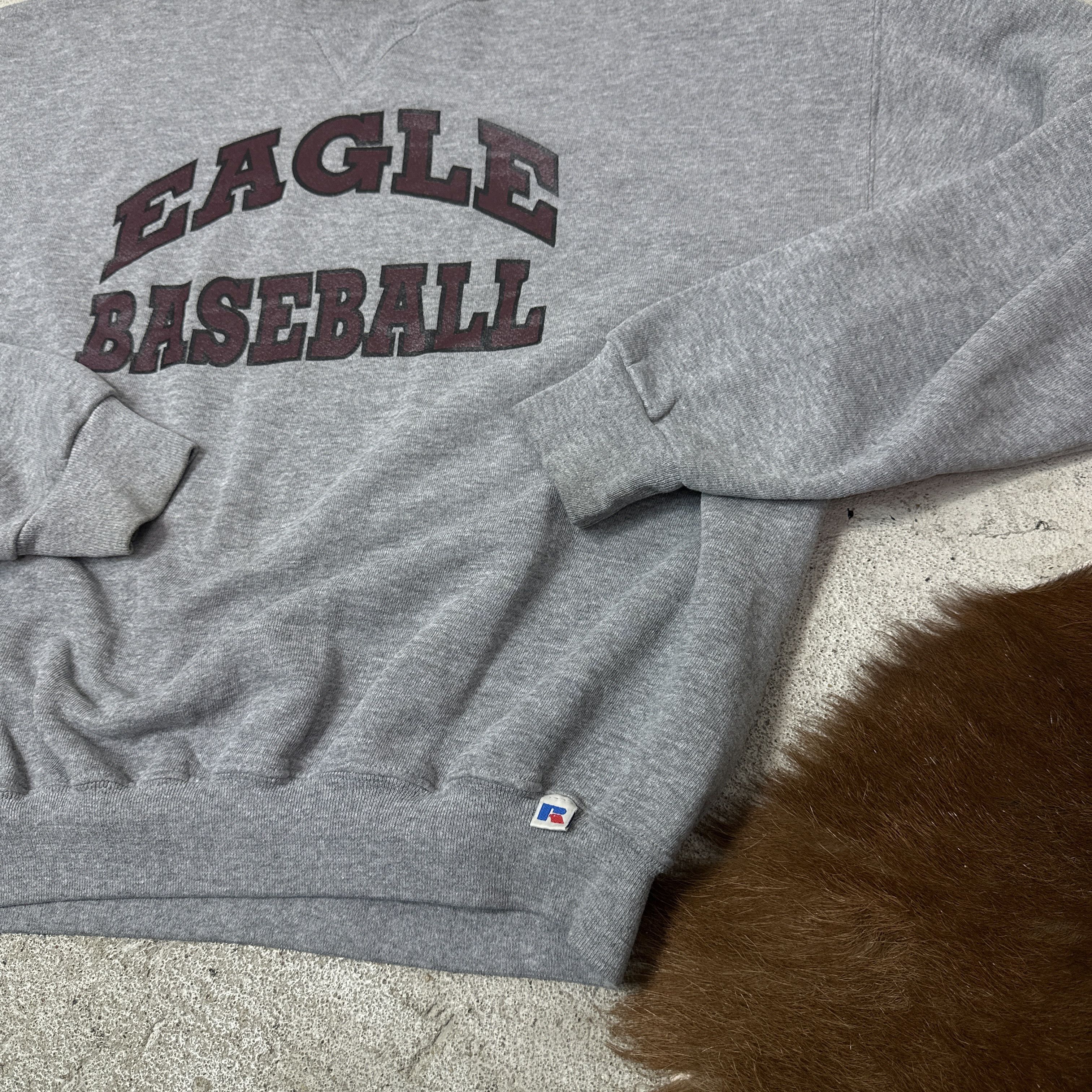 Vintage Vintage Old School Streetwear Eagle Baseball Sweatshirt 90s Size US L / EU 52-54 / 3 - 7 Thumbnail
