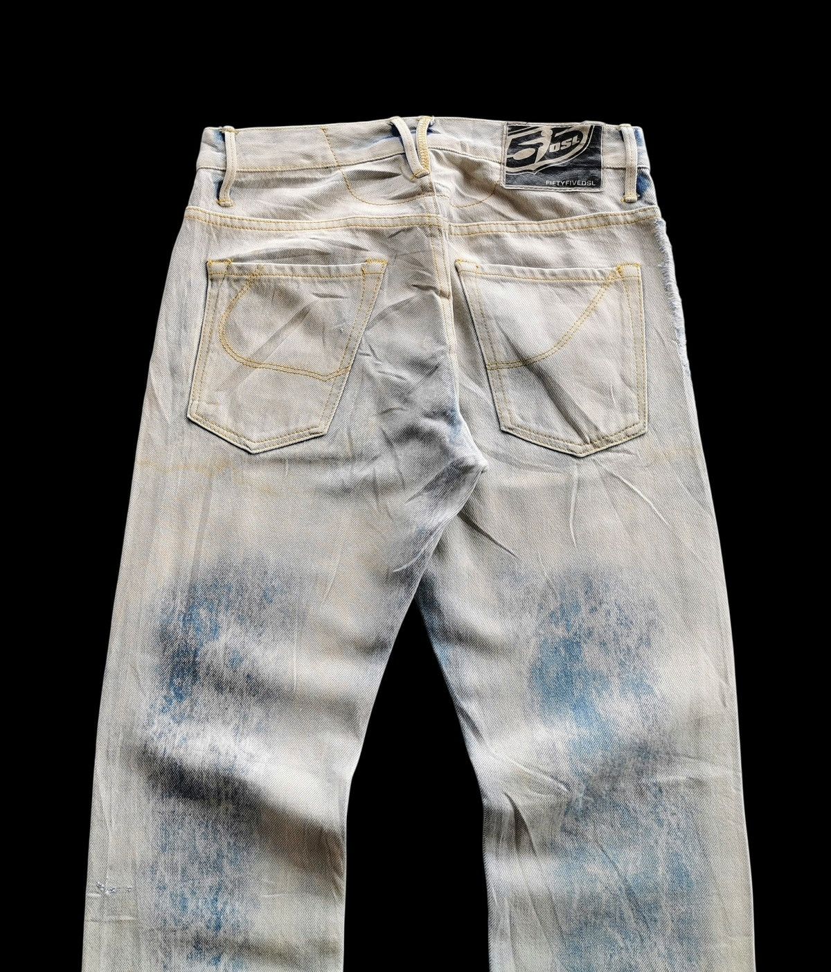 Diesel Diesel Mod Pearn SlimFit Jeans Vintage Mud Faded Wash Denim Size US 29 - 4 Thumbnail