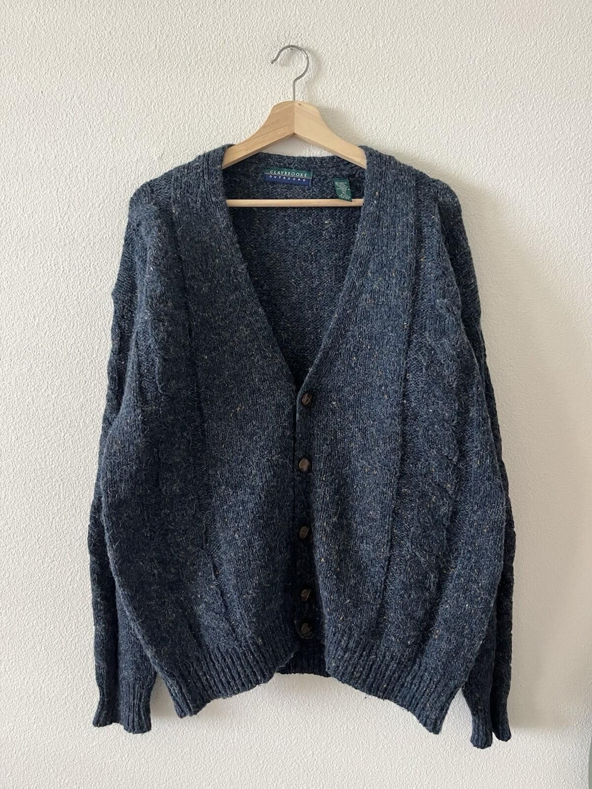 Other Claybrooke Outdoors Wool Blend Tweed Cardigan Sweater L Size XL / US 12-14 / IT 48-50 - 1 Thumbnail
