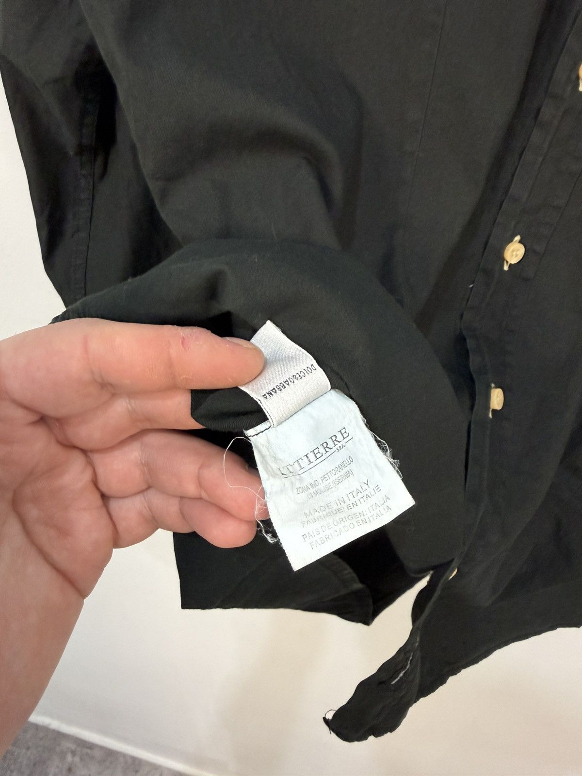 Dolce & Gabbana Vintage D&G Dolce & Gabbana Black Shirt Y2K Archival Size US XL / EU 56 / 4 - 8 Thumbnail