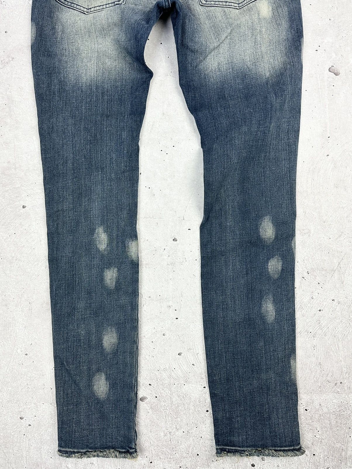 Represent Clo. Represent Destroyer Blue Cotton Sand Blast Men’s Jeans Size US 34 / EU 50 - 8 Thumbnail