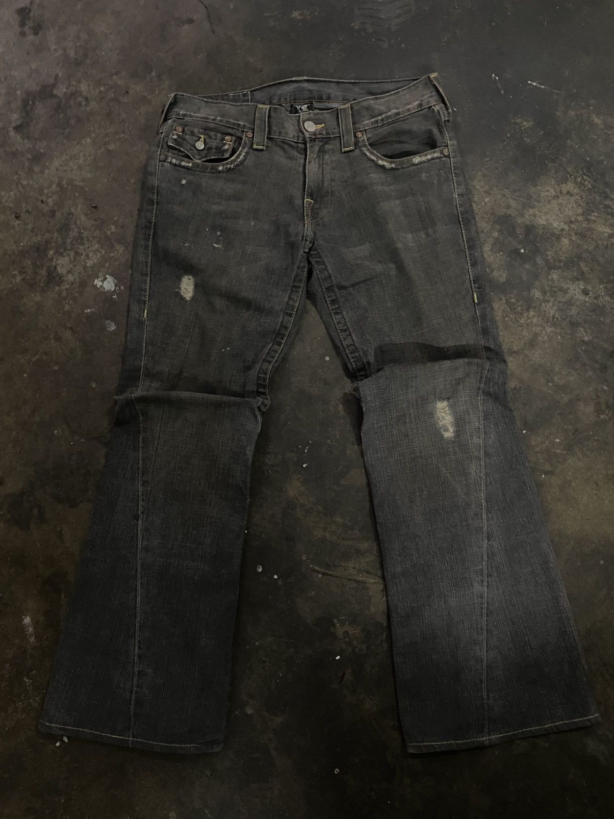 If Six Was Nine × Le Grande Bleu (L.G.B.) × True Religion True religion flared denim jeans Size US 34 / EU 50 - 1 Thumbnail