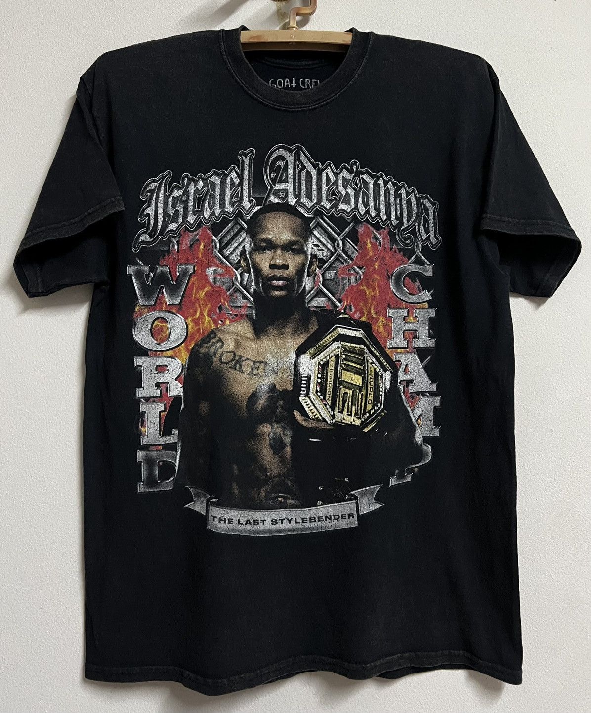 Other Israel Adesanya UFC Champion Graphic Tee M Size US M / EU 48-50 / 2 - 2 Thumbnail
