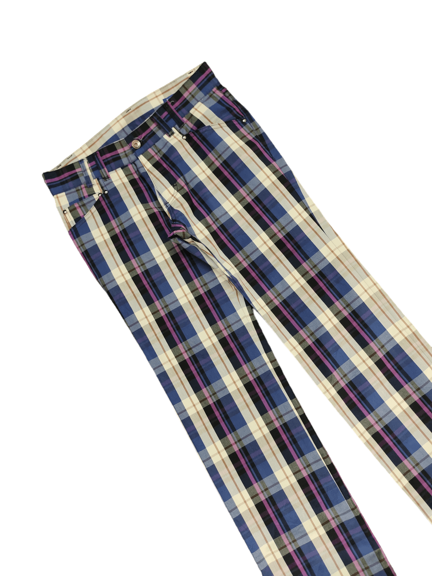 semanticdesign Vintage Semantic Design Checkered Plain Trouser Pants Size US 31 - 6 Thumbnail