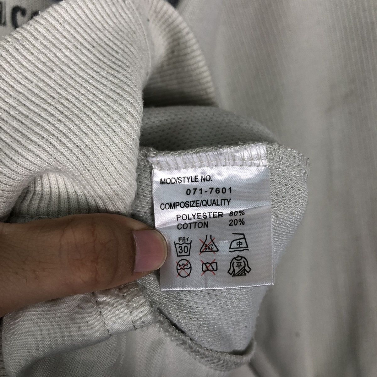 Japanese Brand 🔥90’s Vintage Sweatshirt Collar Carol Big Logo Spell Out Size US L / EU 52-54 / 3 - 12 Thumbnail