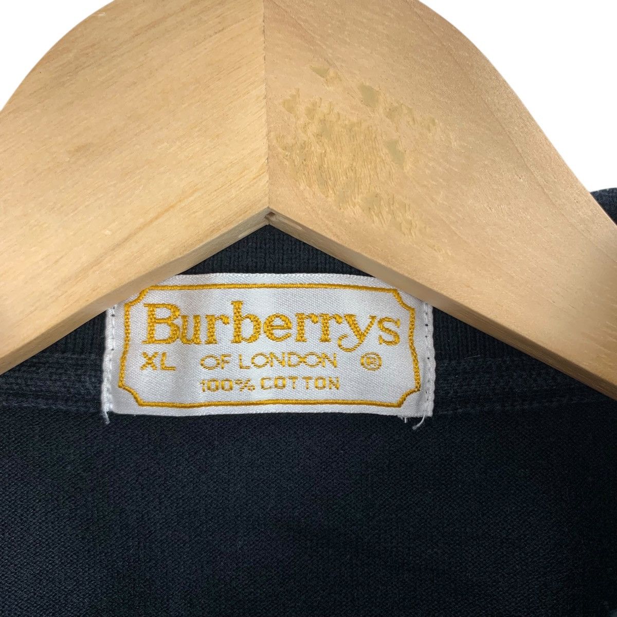 Burberry Vintage 90s BURBERRY OF LONDON Embroidered Collar Tshirt Size XL / US 12-14 / IT 48-50 - 5 Thumbnail