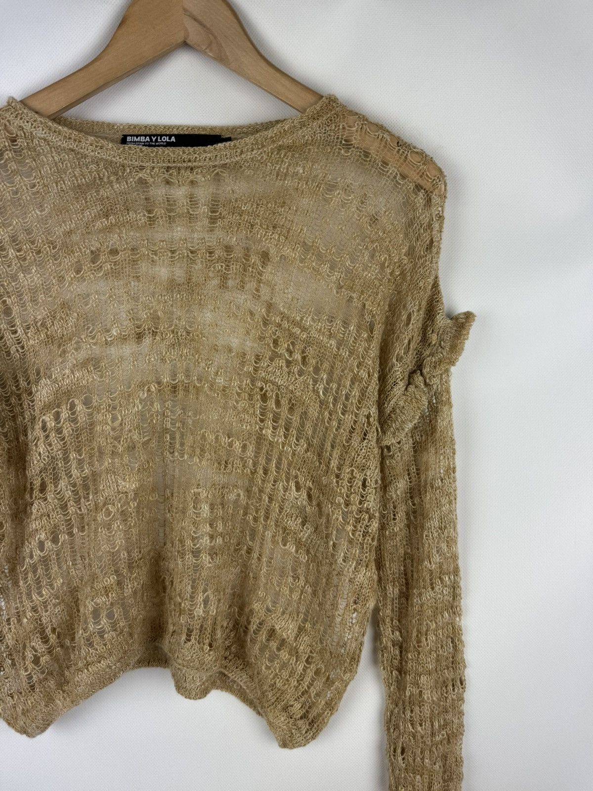 Bimba Y Lola Ladies Avant-Garde Knitted Sweater Pullover