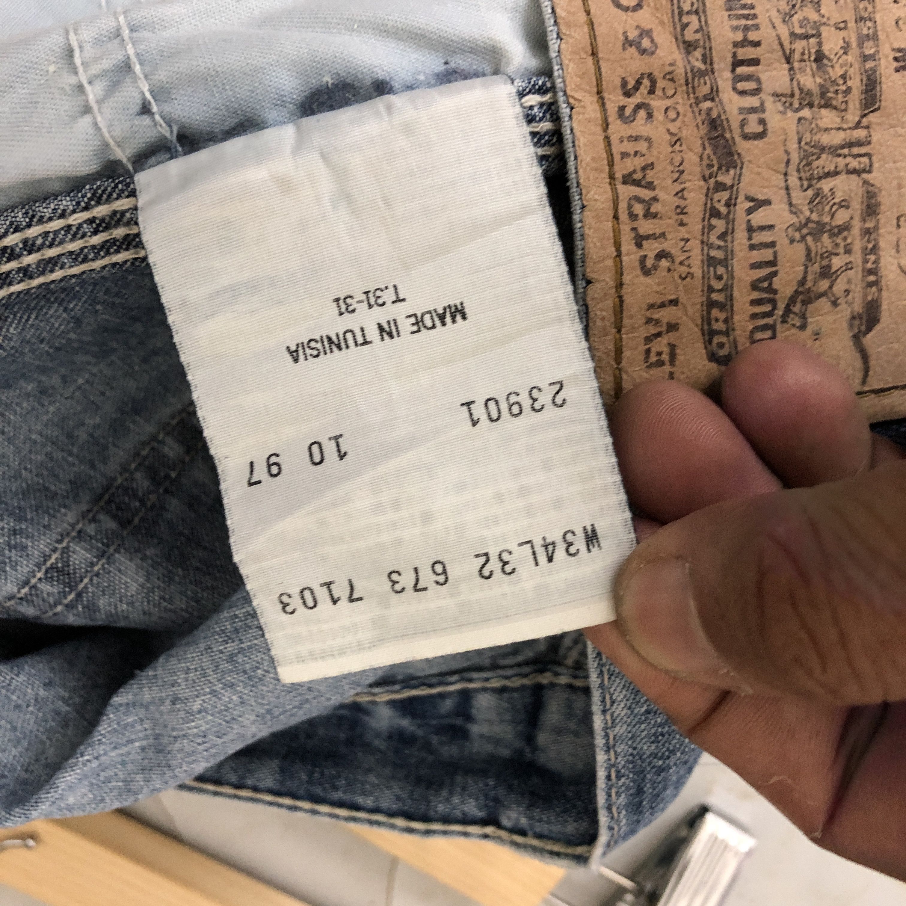 Levi's Vintage Levis Carpenter Orange Tab Jeans Levi's 673 Denim Size US 32 / EU 48 - 11 Thumbnail