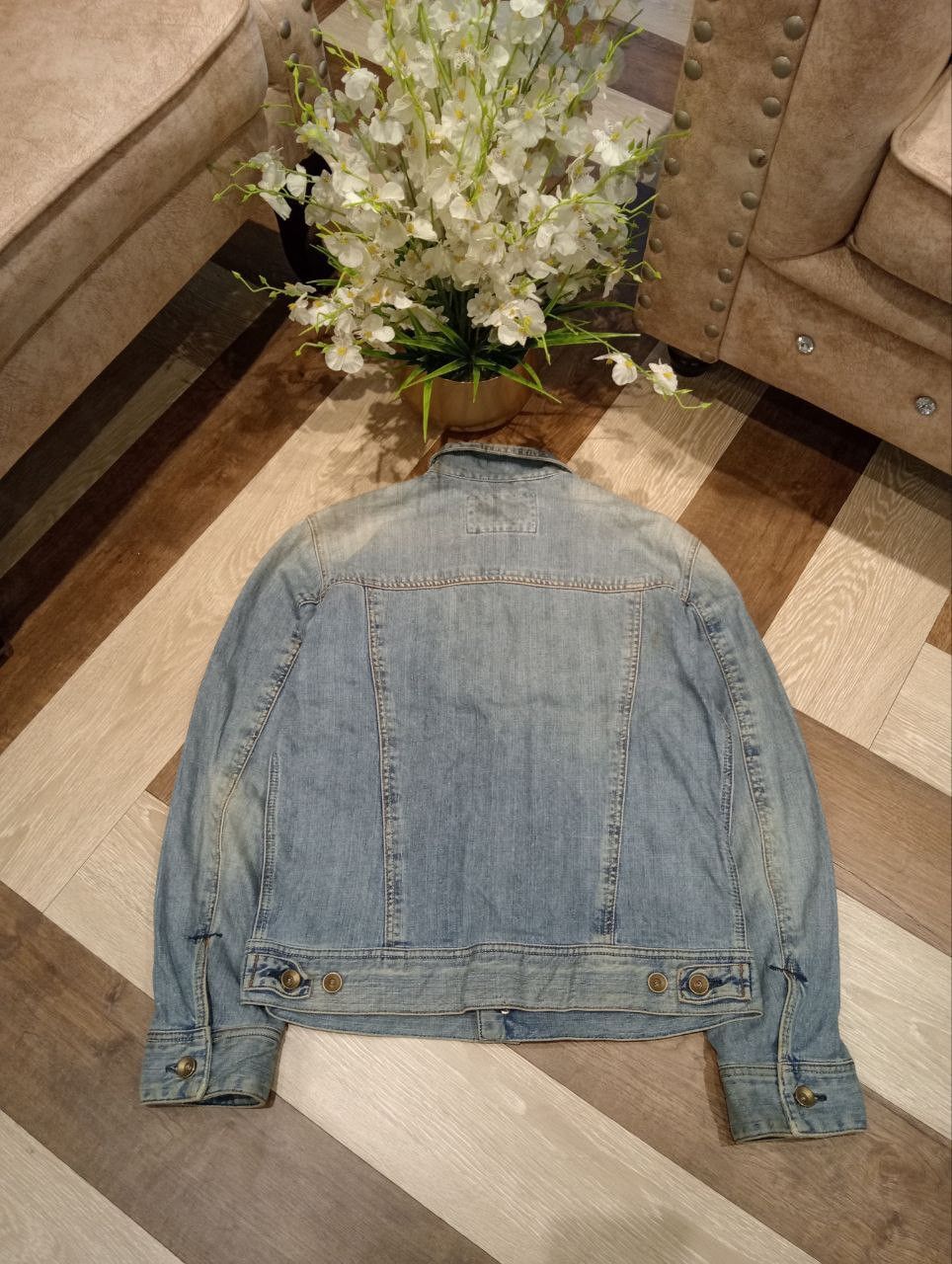 Energie ENERGIE LIGHT BLUE DENIM JACKET - MEDIUM Size US M / EU 48-50 / 2 - 11 Thumbnail