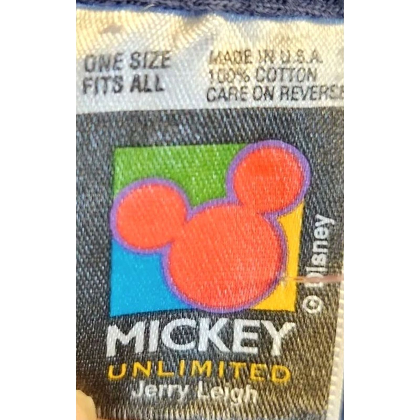 Mickey Unlimited VINTAGE Mickey Unlimited T-Shirt Bon Voyage Men's One Size Disney Unlimited Cartoon 90s VTintage USA made Size US L / EU 52-54 / 3 - 7 Thumbnail