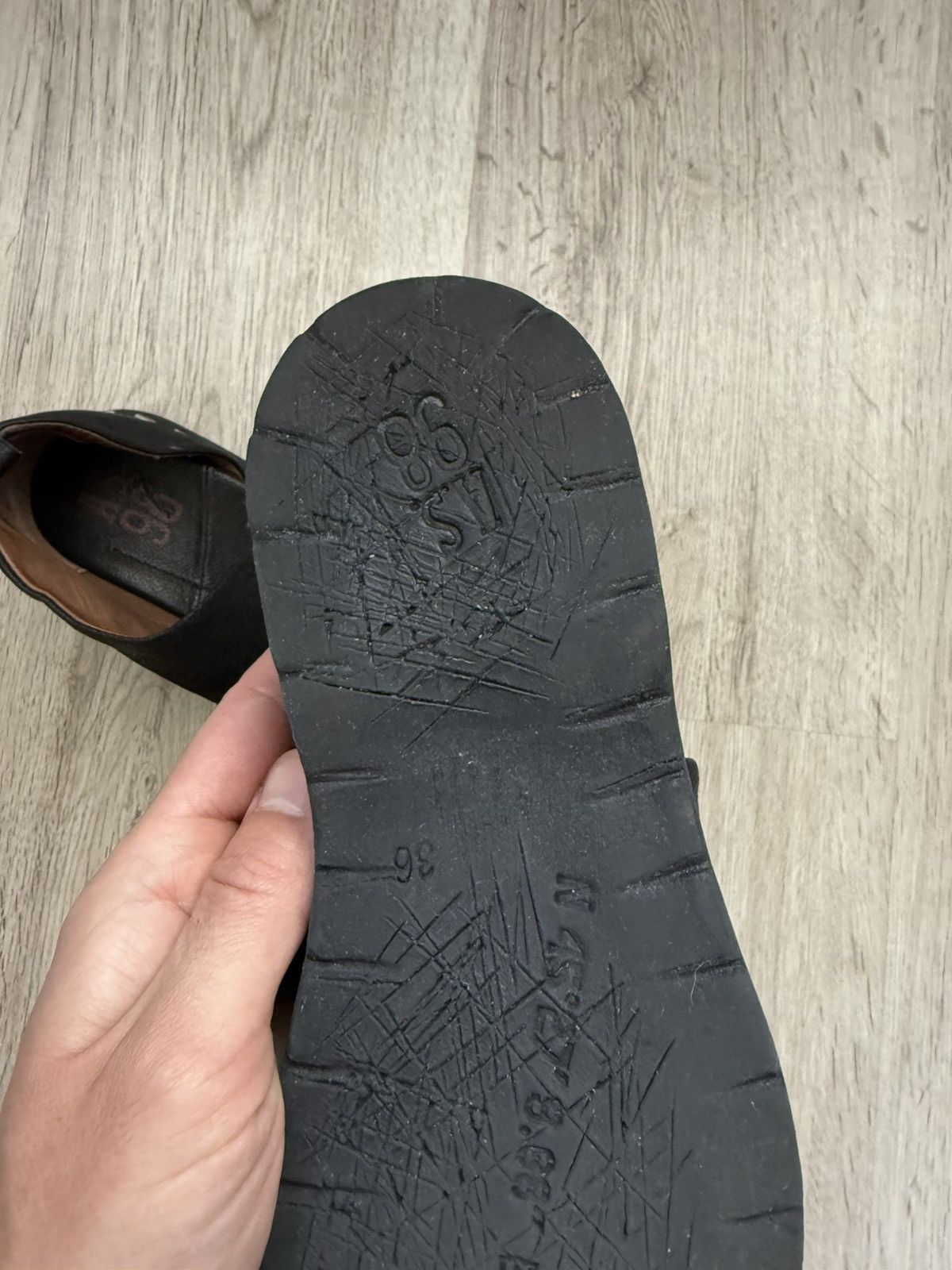 A.S.98 A.S.98 Avant-Garde Leather Sandals EU36 (US6) Made in Italy Size US 6 / IT 36 - 7 Thumbnail