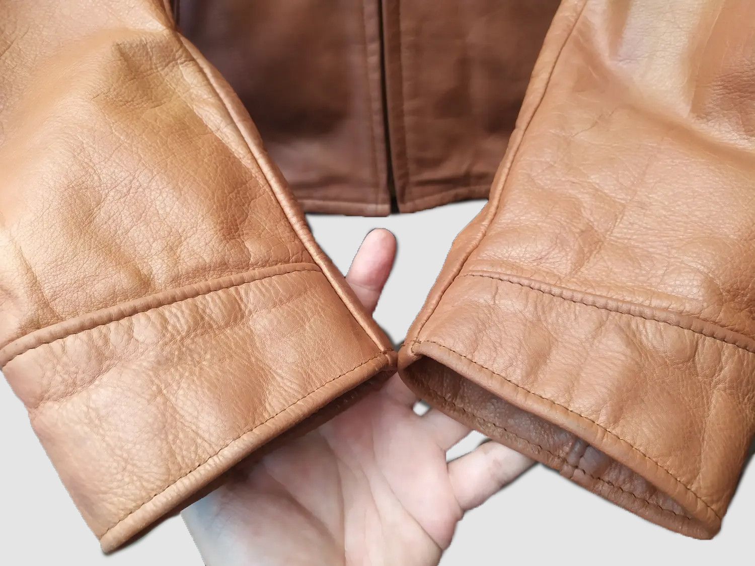 ❤️ BROWN LEATHER JACKET STREETWEAR