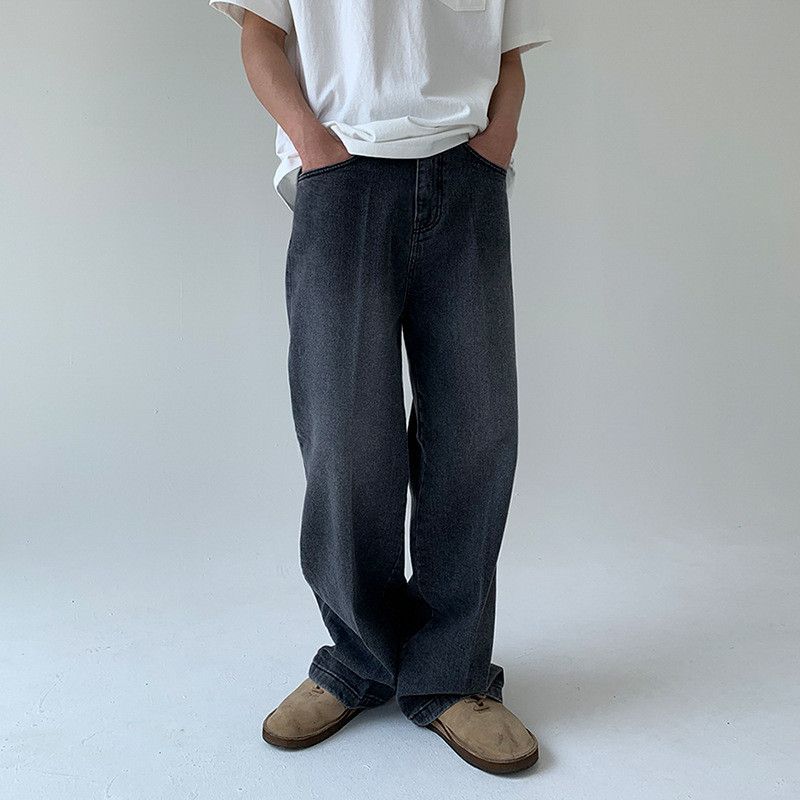 Japanese Brand × Jean Retro loose straight leg wide leg jeans Size US 32 / EU 48 - 3 Thumbnail