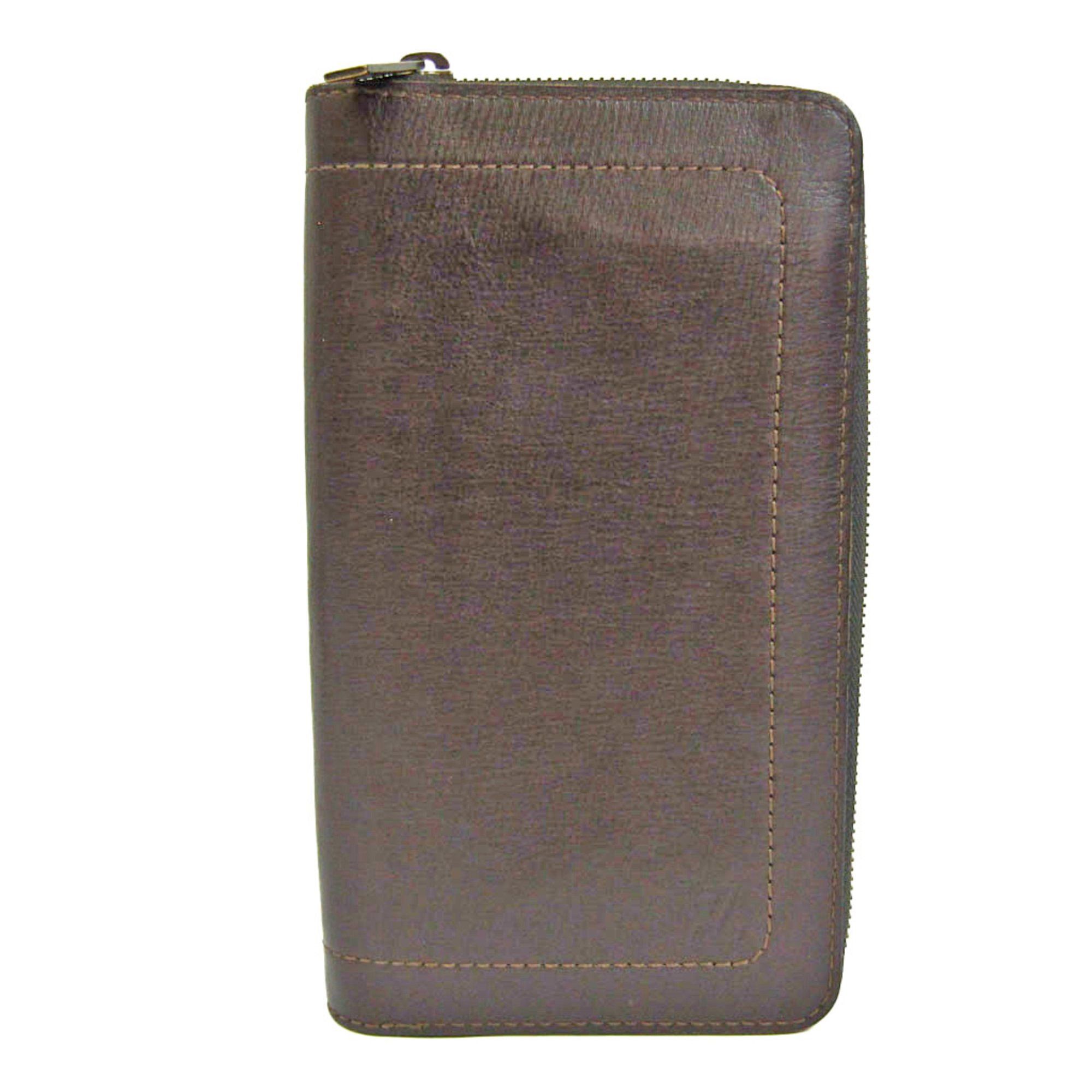 Louis Vuitton Zippy Organizer Brown Leather Wallet (Pre-Owned) Size ONE SIZE - 1 Thumbnail
