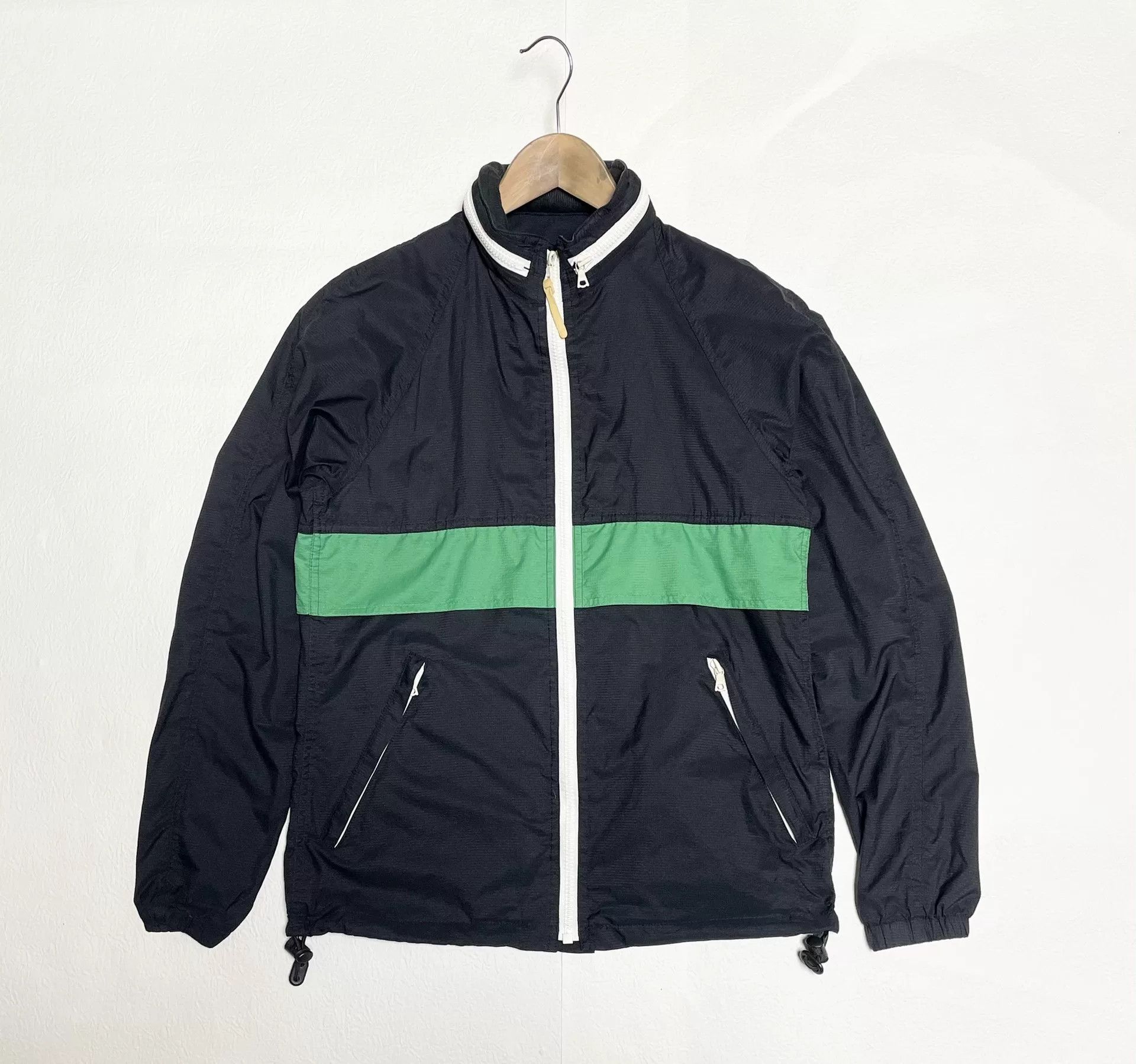Visvim visvim lightweight cycling jacket with green stripe Size US S / EU 44-46 / 1 - 1 Thumbnail