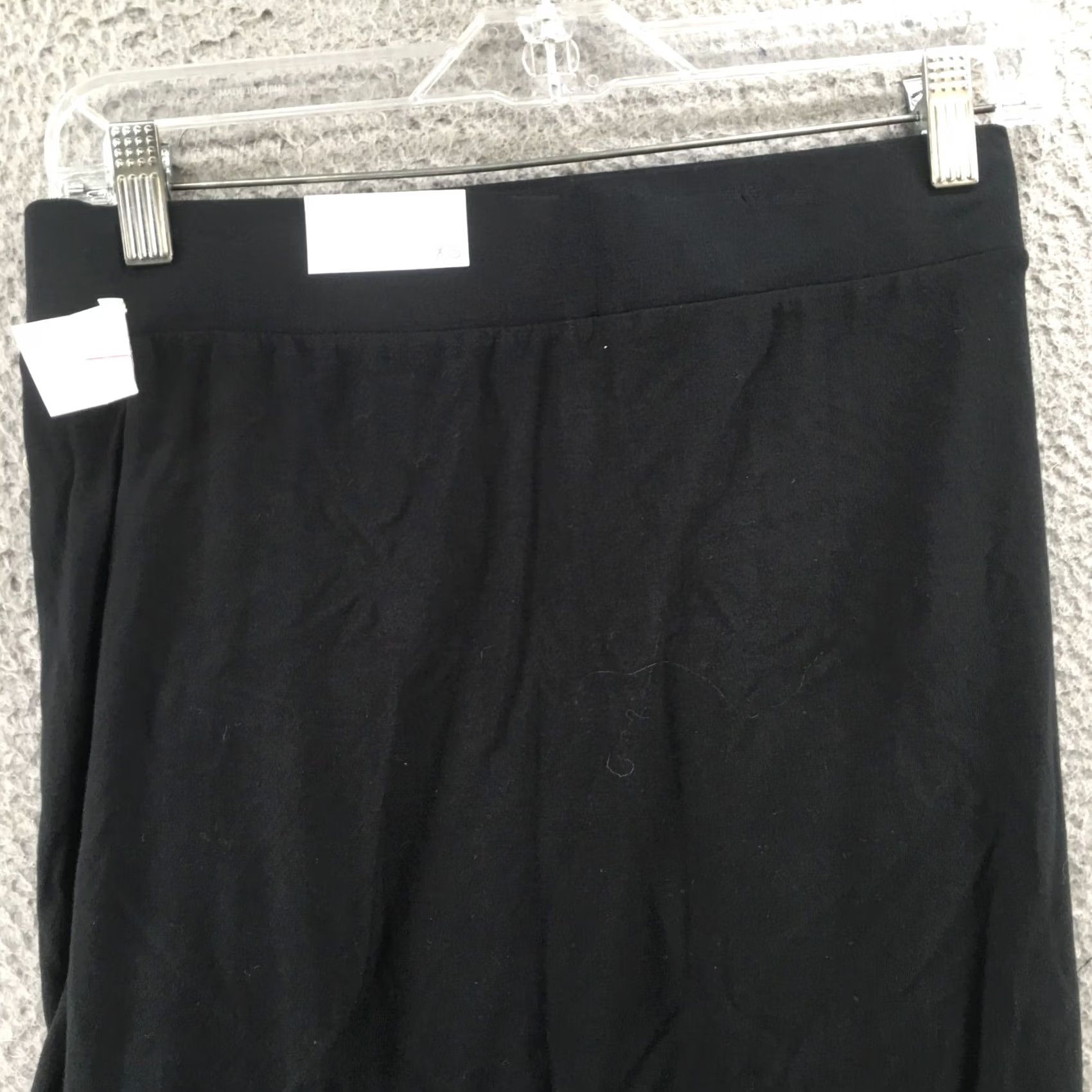 Vintage Maurices Asymmetrical Midi Skirt Womens XS Solid Rayon Blend Black Casual NEW Size 26" / US 2 / IT 38 - 7 Thumbnail