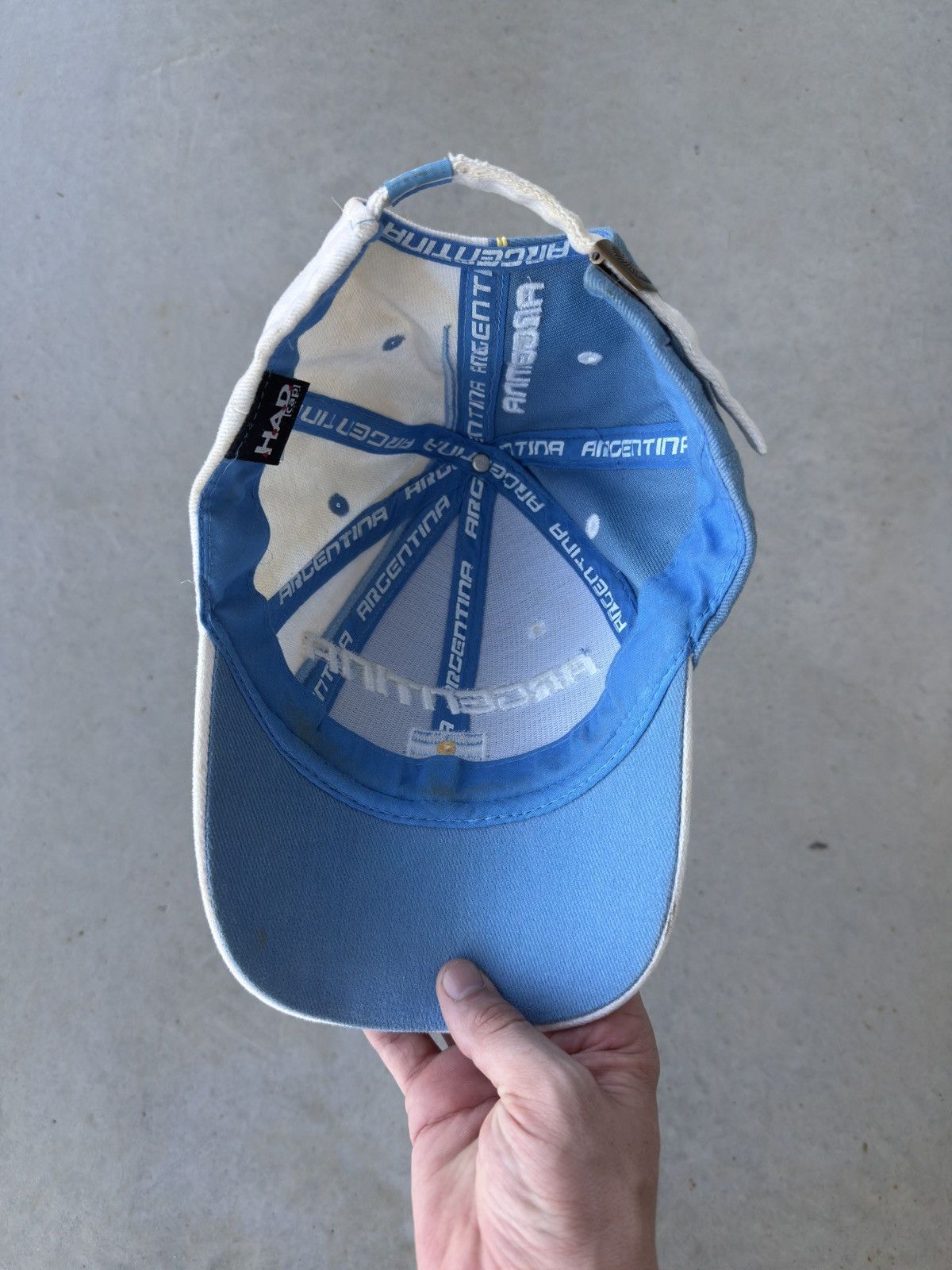 Vintage Vintage Y2K Argentina Soccer Hat Size ONE SIZE - 4 Thumbnail