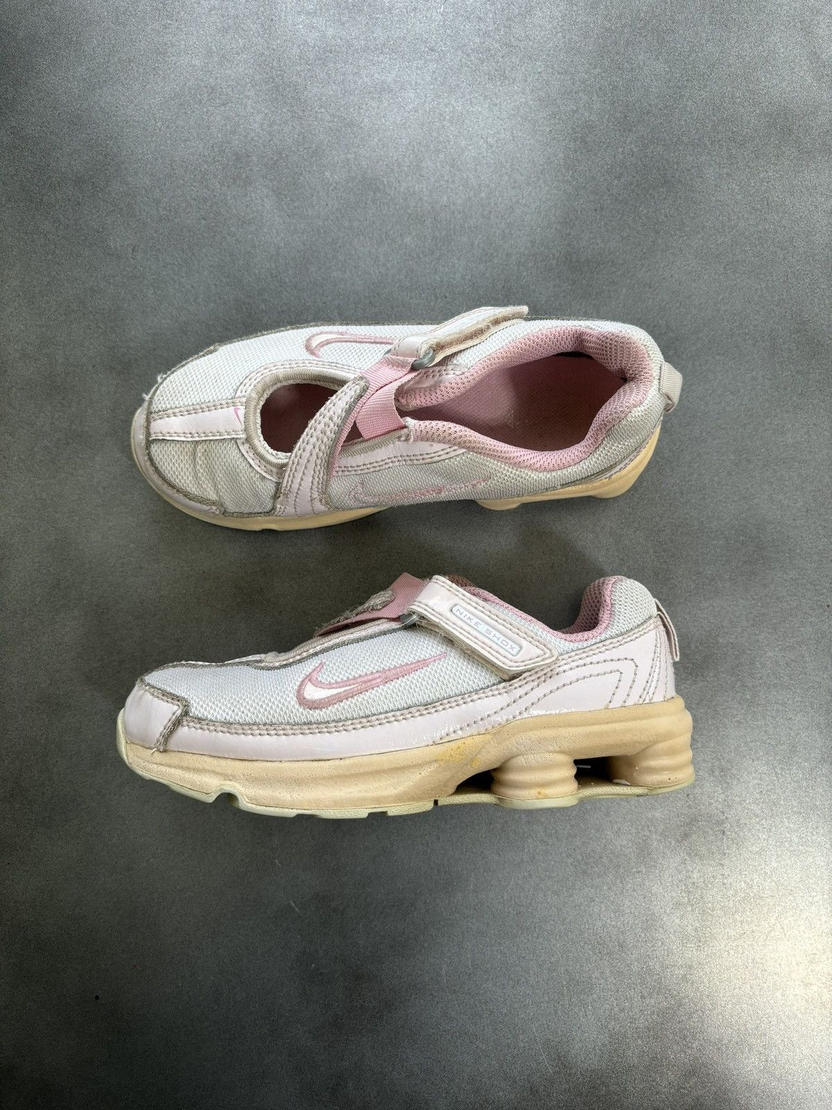 Nike × Vintage 2008 Nike Shox Mary Jane 354945-161 Childrens 12C Baby Shoes Size US 4 / IT 34 - 18 Thumbnail