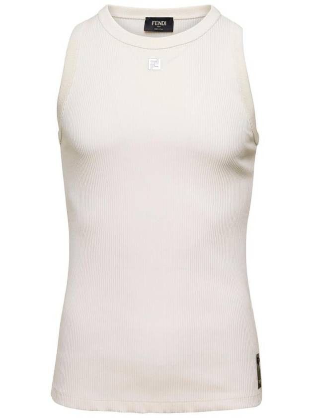Fendi o1s1wg110126 Top in White Size US S / EU 44-46 / 1 - 1 Thumbnail