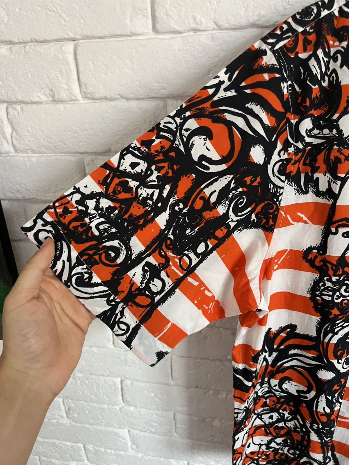 Prada AW2018 Monkey Cherub shirt Size US L / EU 52-54 / 3 - 3 Thumbnail