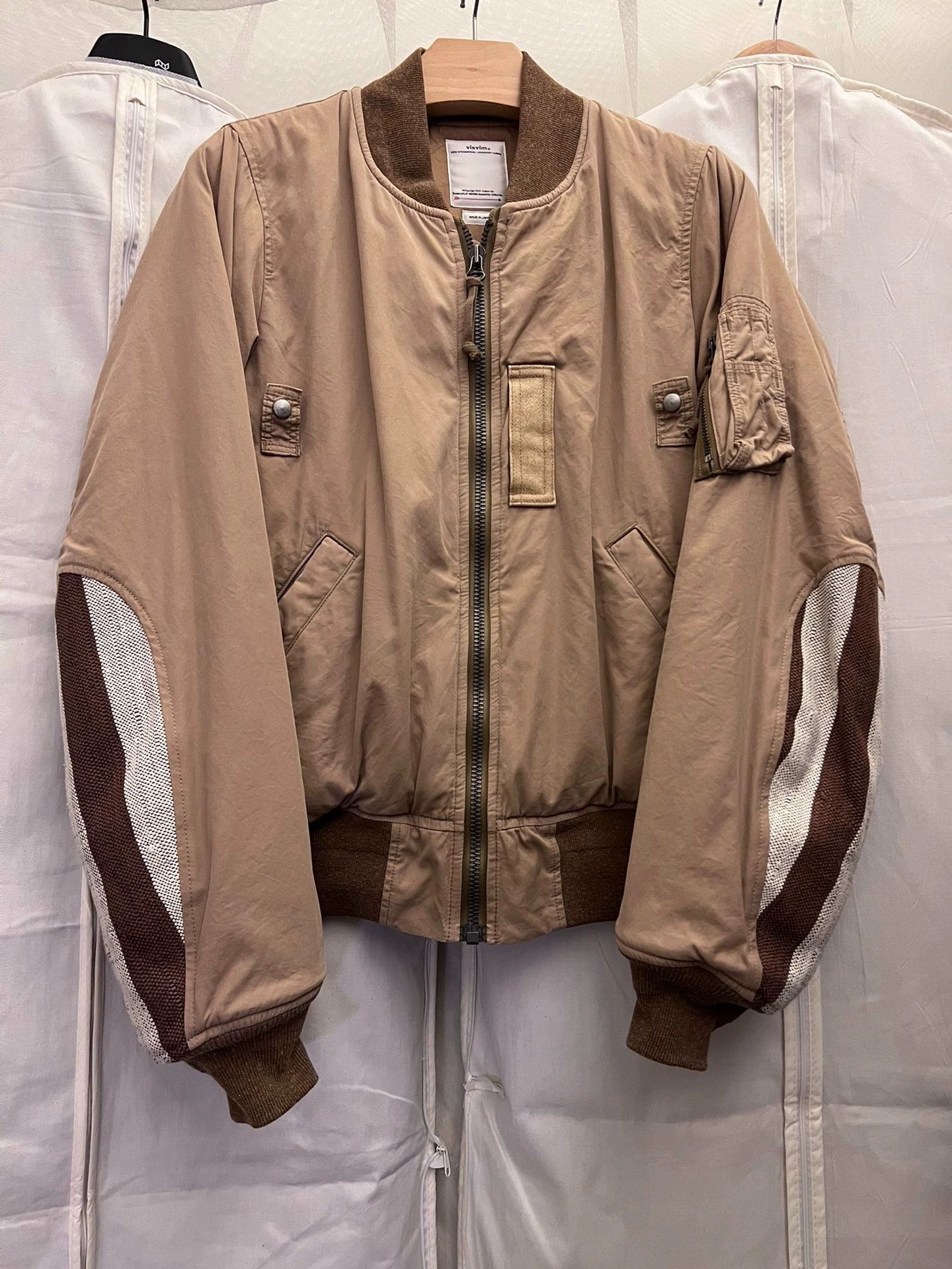 Visvim visvim 20ss thorson ma1 and paper drop sleeve flight jacket Size US M / EU 48-50 / 2 - 1 Thumbnail