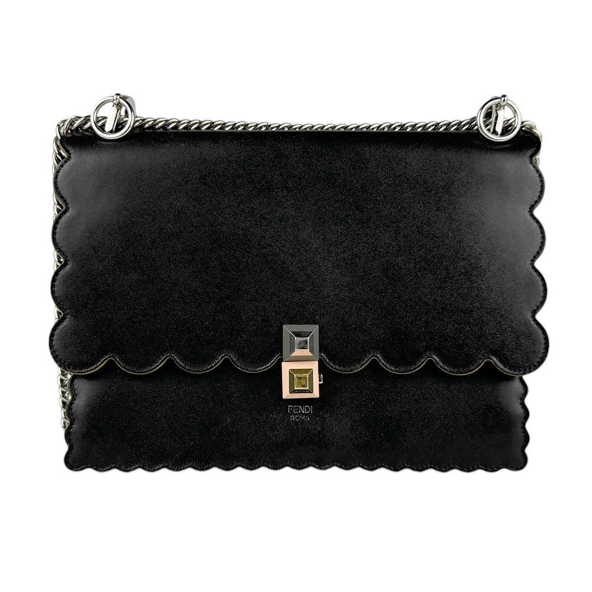 Shoulder Bag 8bt283 Fendi Fendi Kan I Leather Handbag