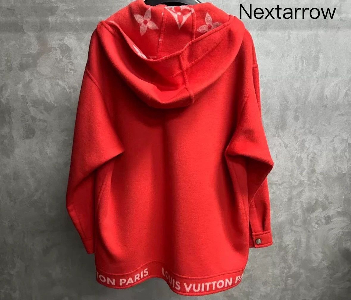 Louis Vuitton Louis Vuitton's latest red wool lined coat jacket jacket Size US S / EU 44-46 / 1 - 2 Thumbnail