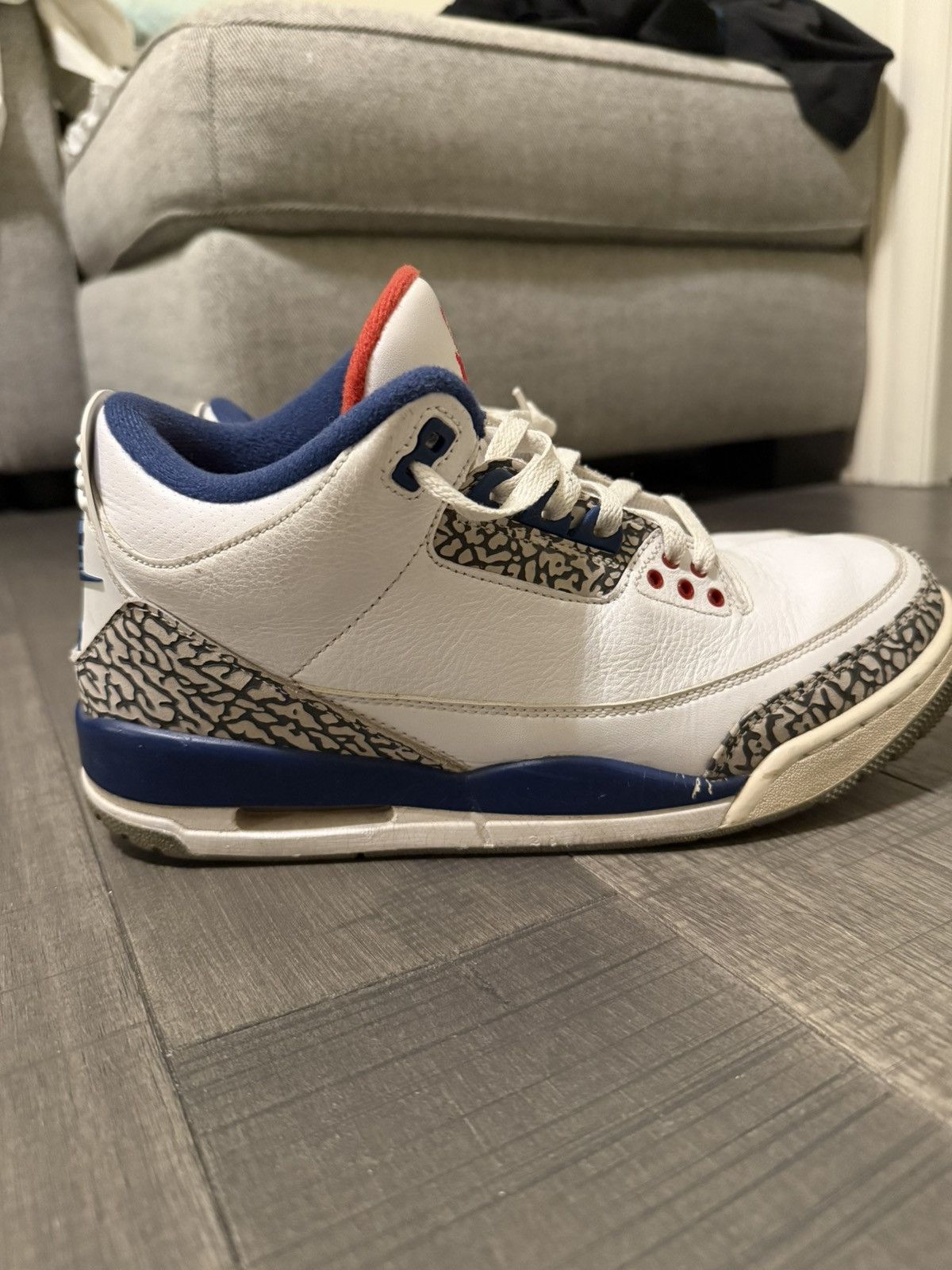 Jordan Brand × Nike Jordan 3 True Blue Size US 10 / EU 43 - 2 Thumbnail
