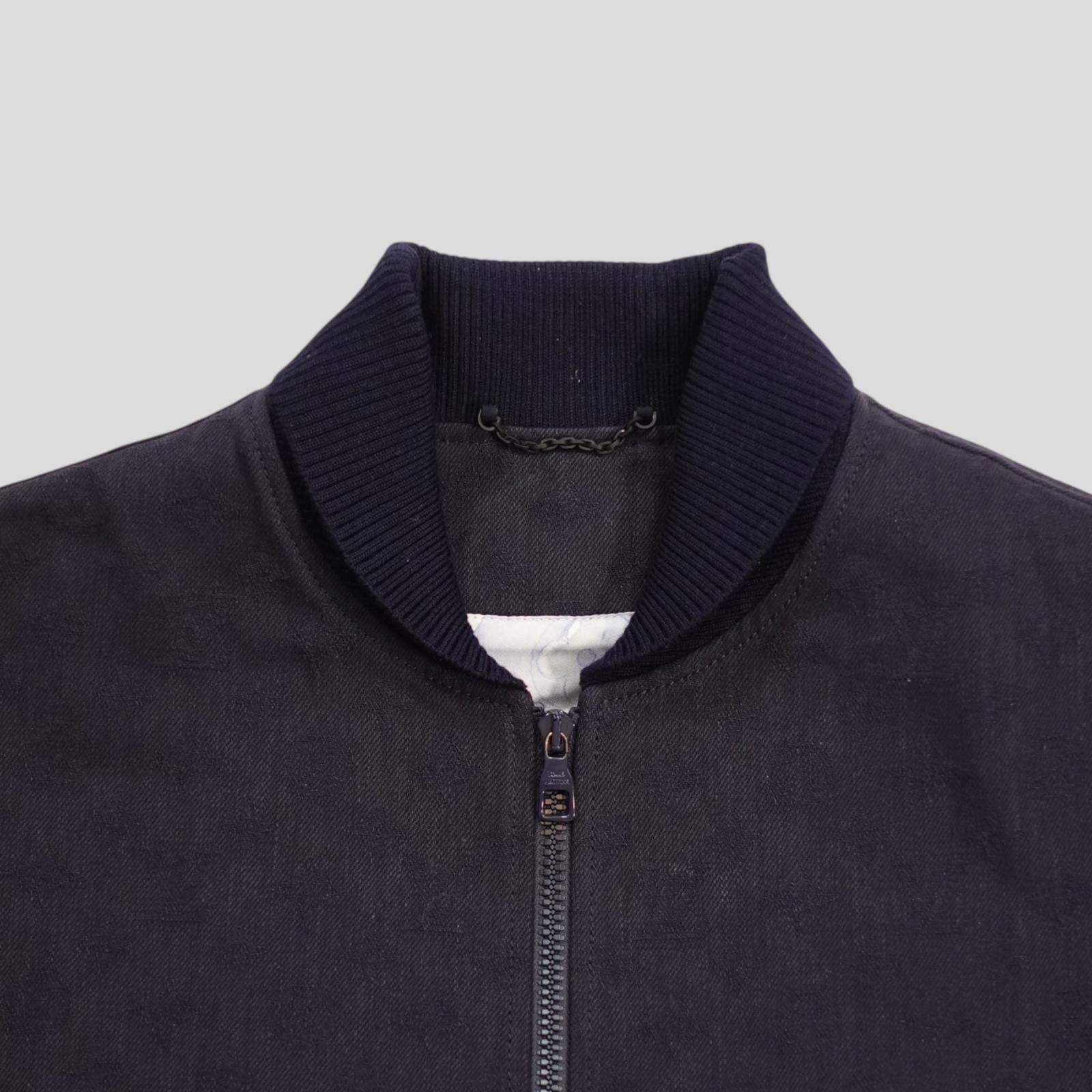 Louis Vuitton Louis Vuitton Monogram Denim Varsity Jacket in Navy Blue Size ONE SIZE - 2 Thumbnail