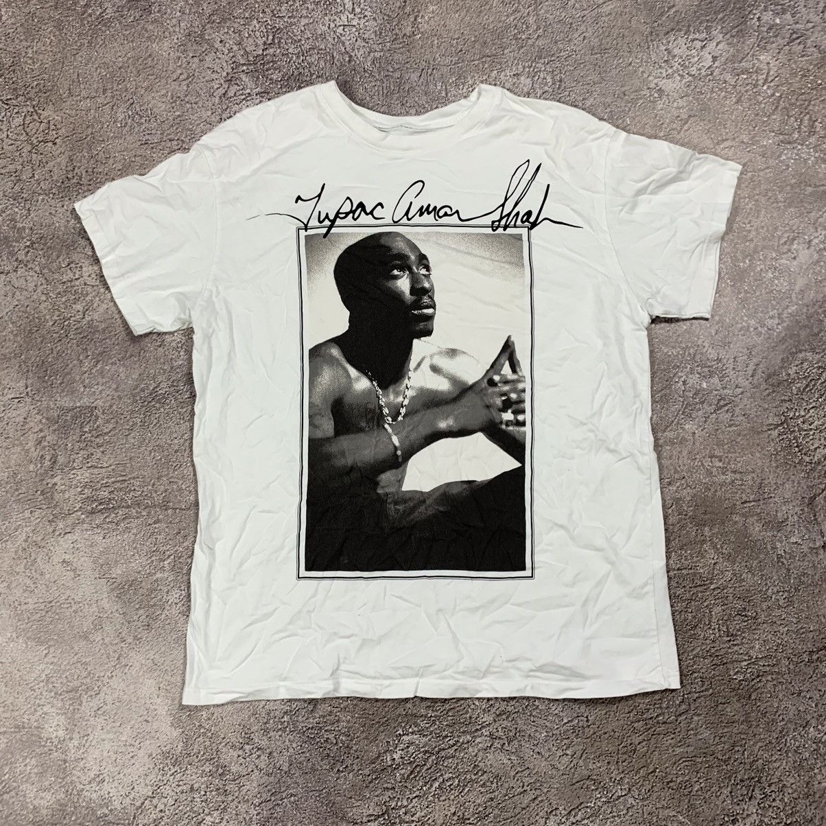 Vintage Vintage Y2K Tupac Amaru Shakur Rap Tee HIphop Music 90s Size US S / EU 44-46 / 1 - 1 Thumbnail