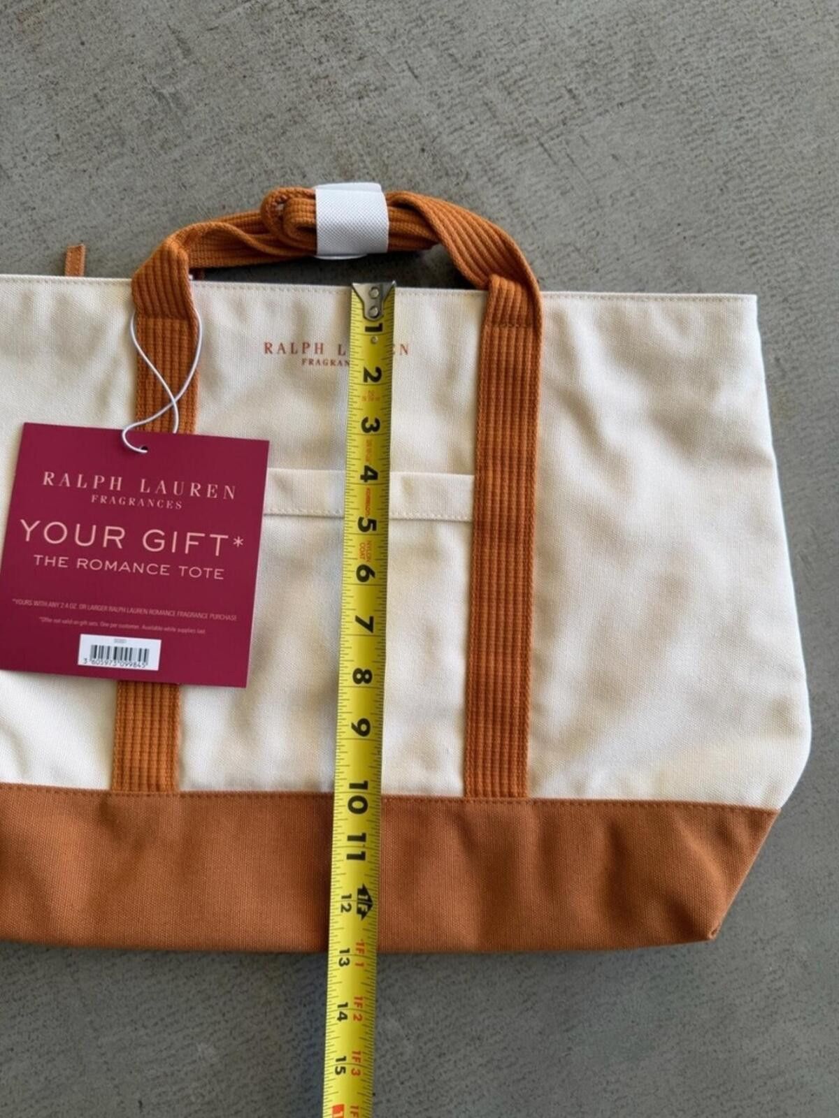 Polo Ralph Lauren Ralph Lauren / Canvas Shopping Tote Bag / Cream Brown Size ONE SIZE - 3 Thumbnail