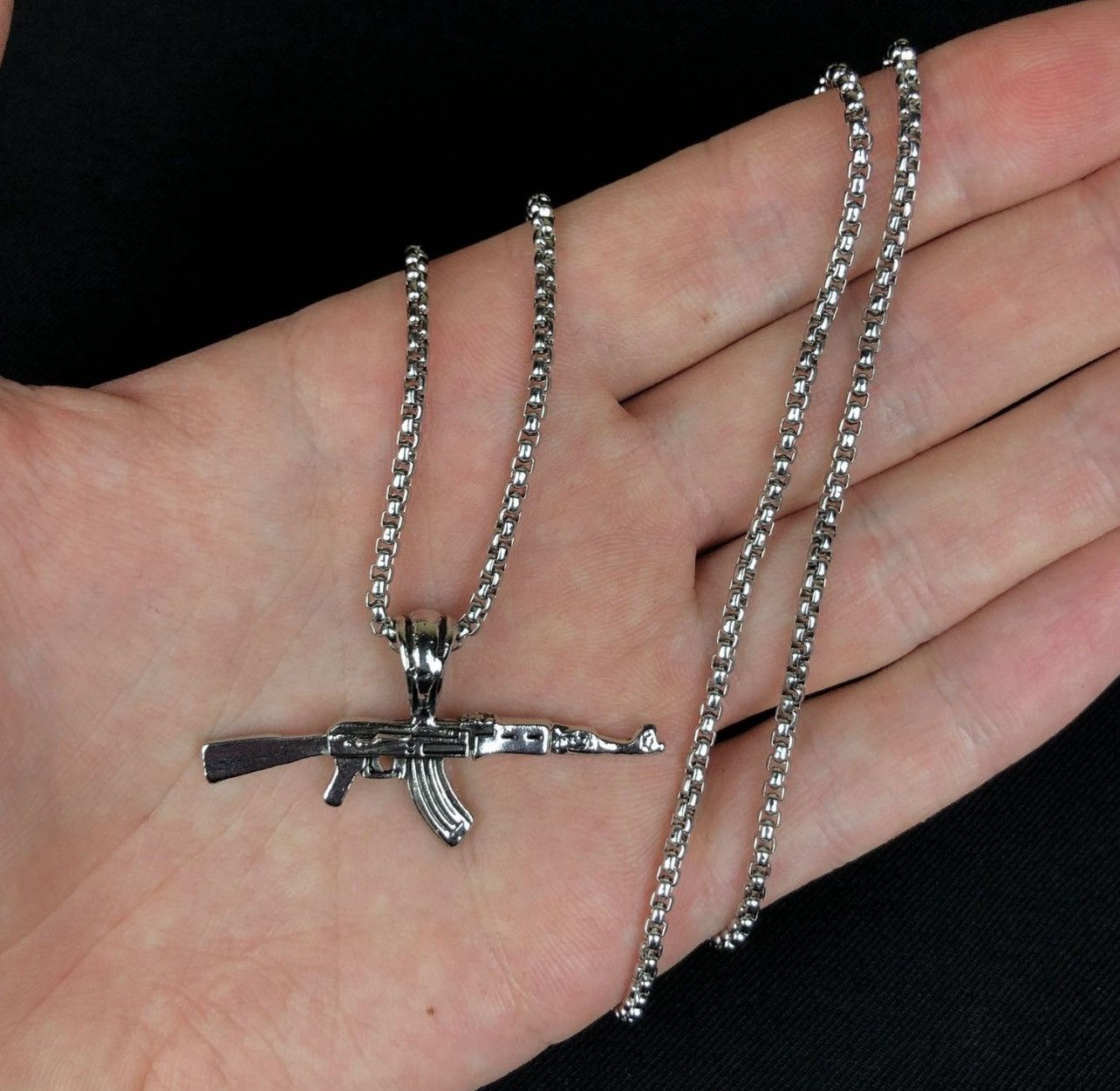 Jewelry Ak Necklace Y2K Gothic Punk Chain Size ONE SIZE - 1 Thumbnail