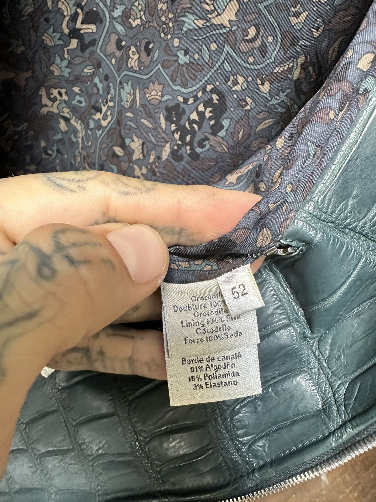 Hermes HERMES 1/1 CROC JACKET $350K 4Gseller Size US L / EU 52-54 / 3 - 8 Thumbnail