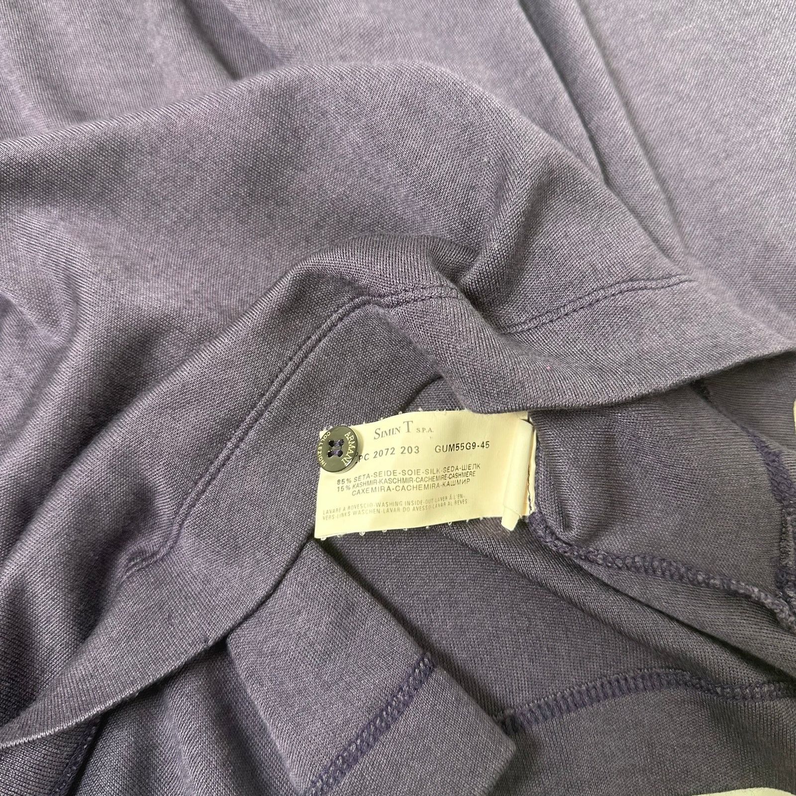Armani Vintage Armani Collection Henley Longsleeve XL Size US XL / EU 56 / 4 - 3 Thumbnail