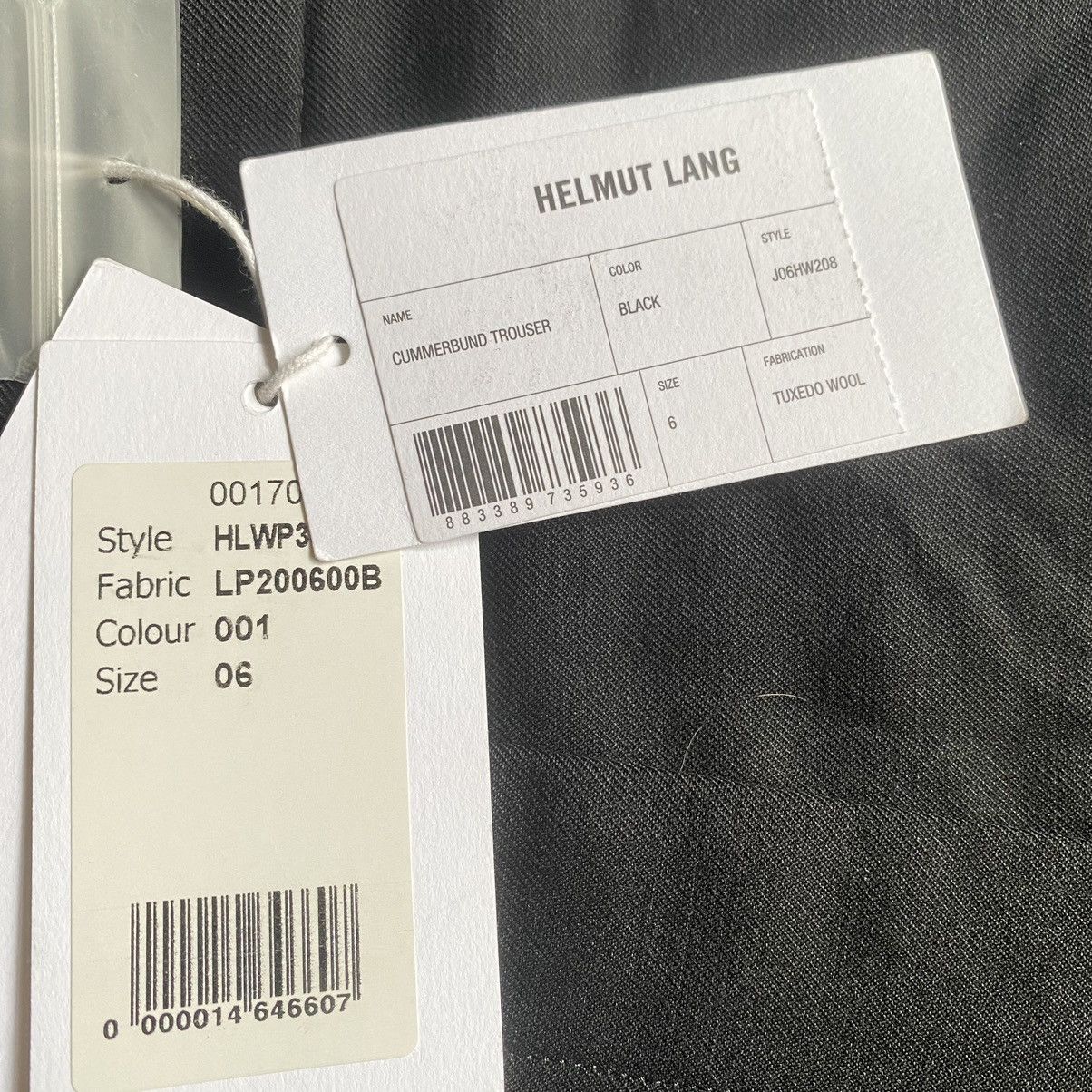 Helmut Lang Helmut Lang Cummerbund Wool Trousers Size US 32 / EU 48 - 8 Thumbnail