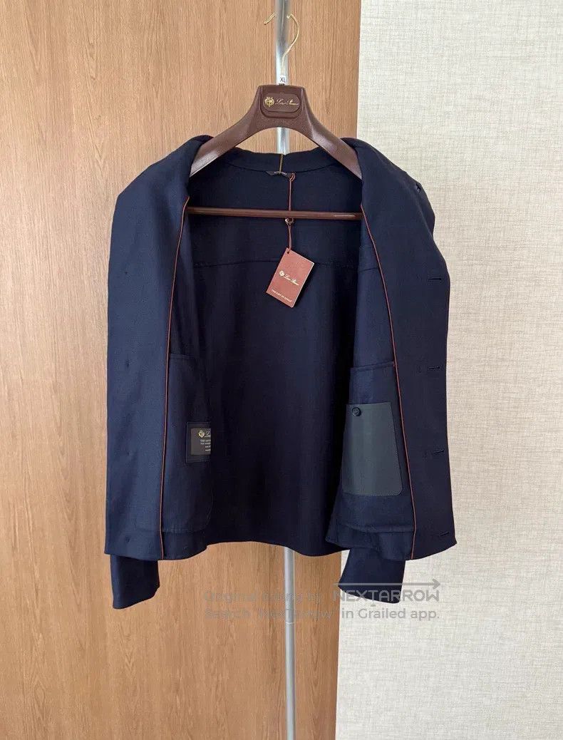 Loro Piana Loro Piana King's Gift Collar Jacket Size US XL / EU 56 / 4 - 4 Thumbnail