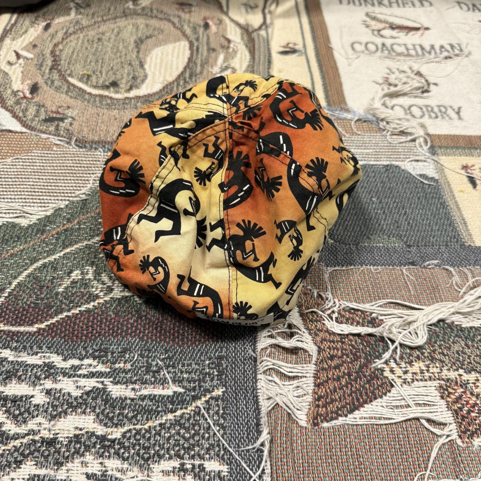 Human Scales Vintage Scalpers Kokopelli Native American Printed Hat Size ONE SIZE - 3 Thumbnail