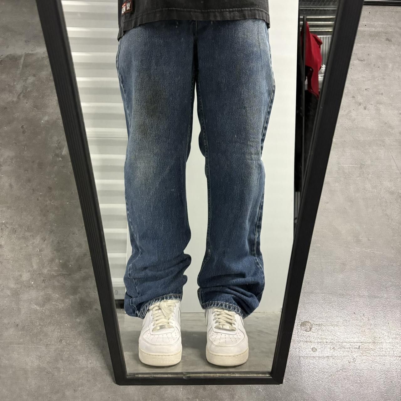 Levi's × Vintage Crazy Vintage Y2K/2000s Levis 505 Grunge Dark Wash Denim Jeans! Size US 34 / EU 50 - 1 Thumbnail