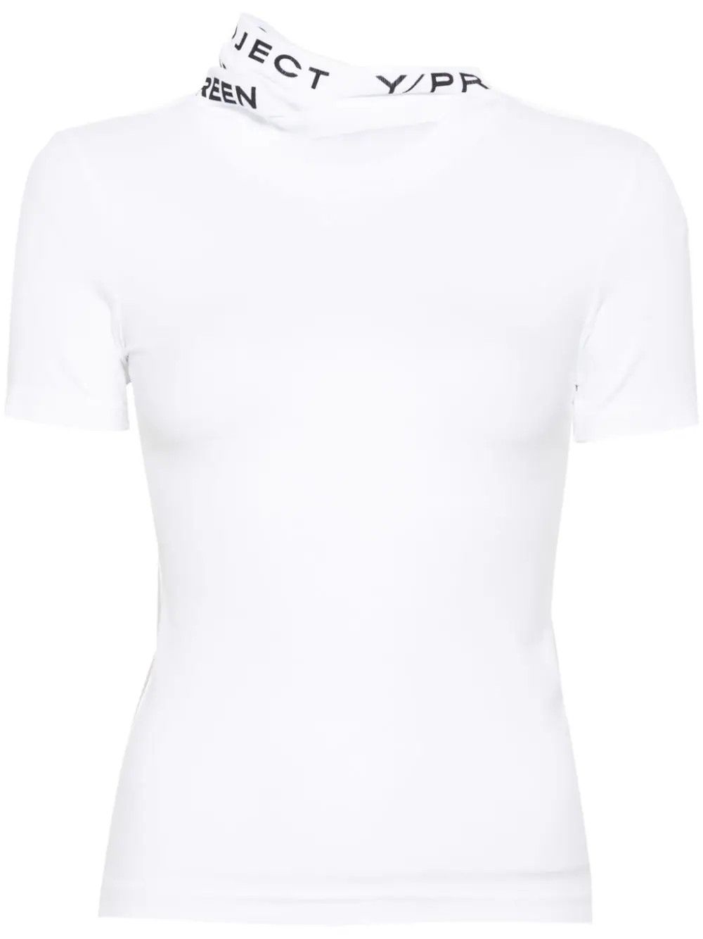 Y/Project o1s22i1n0924 Triple Collar T-Shirt in White Size XS / US 0-2 / IT 36-38 - 1 Thumbnail
