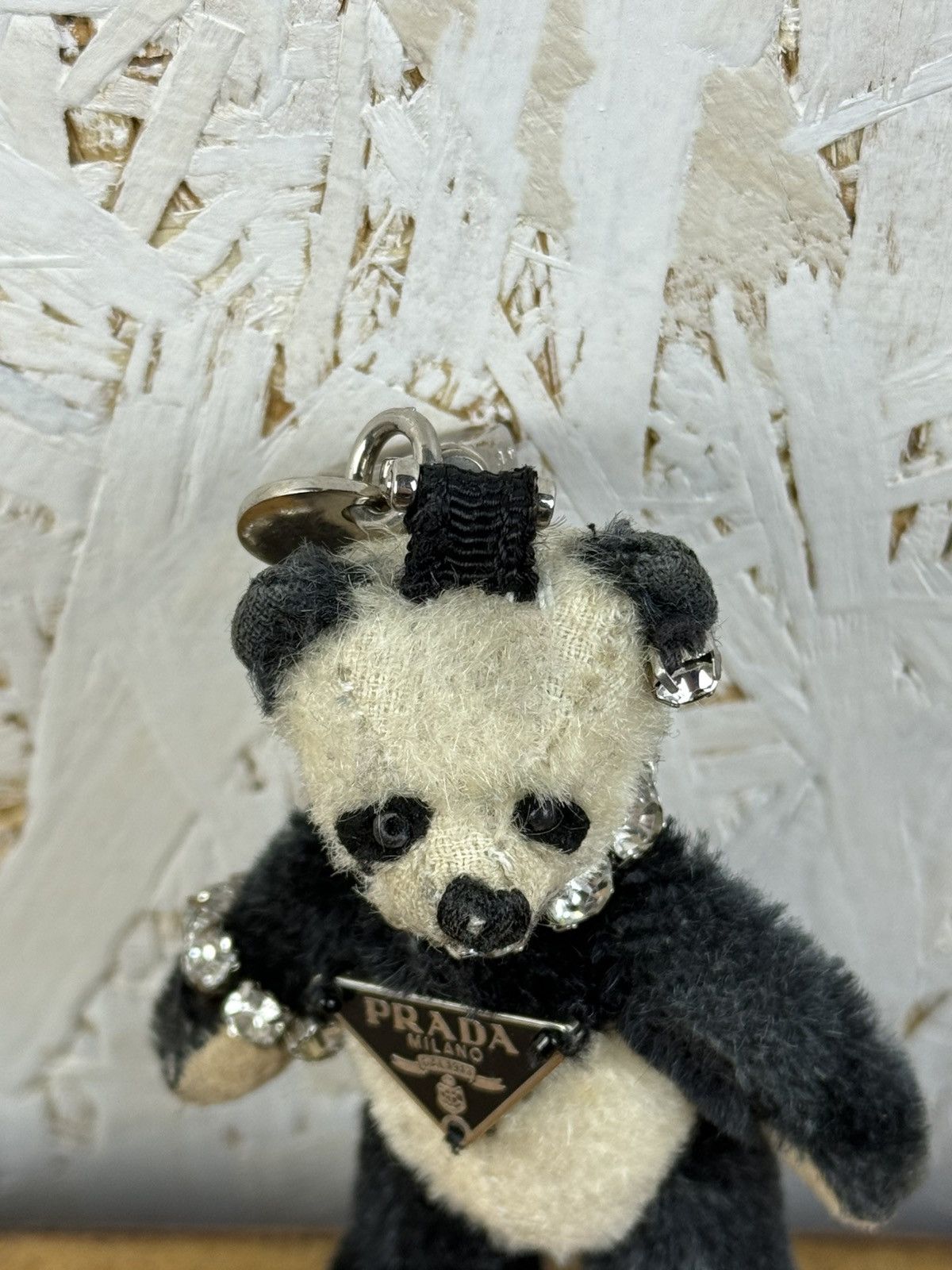 Prada Prada Panda Bear Bag Charm Keychain Key Holder Size ONE SIZE - 3 Thumbnail